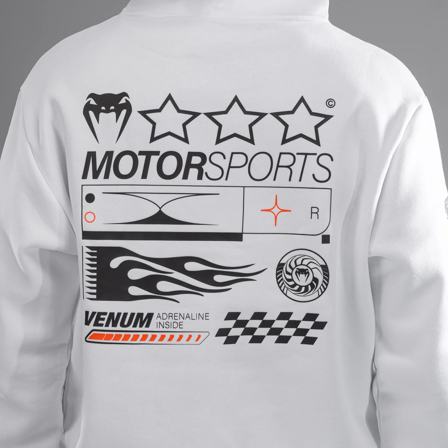 Venum Motorsport Hoodie - Schneeweiß - Image 7
