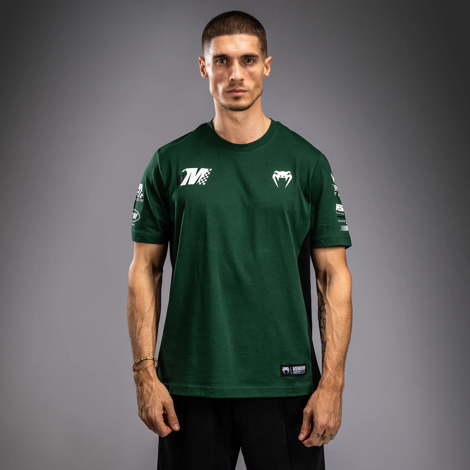 Venum Motorsport T-Shirt - Tiefes Wald - Image 2