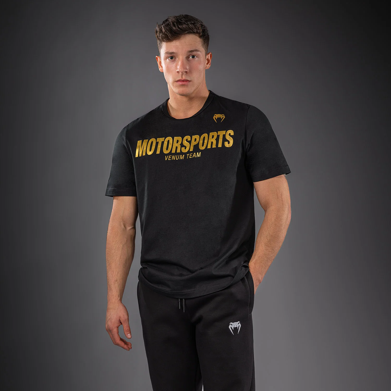 Venum Motorsports VT T-Shirt – Schwarz/Gold