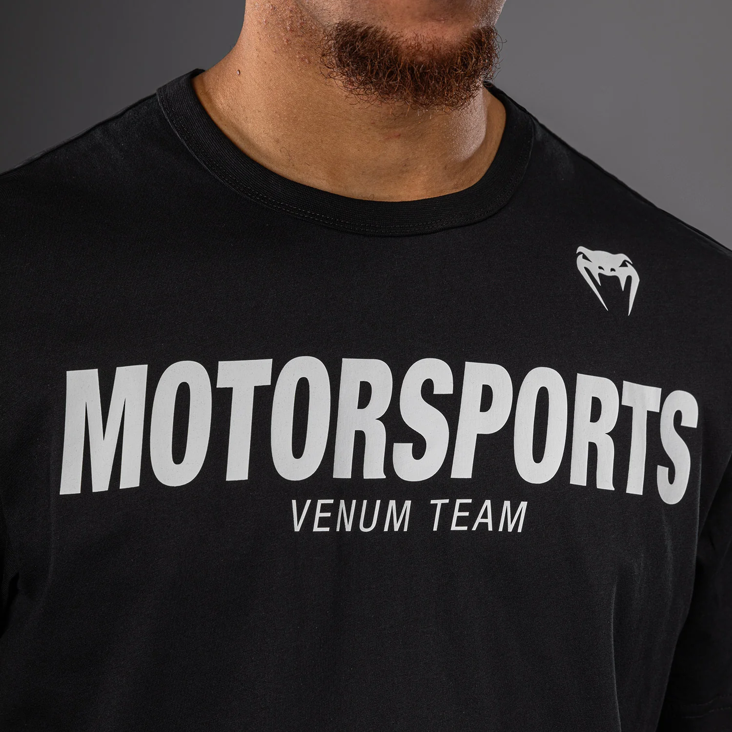 Venum Motorsports VT T-Shirt – Schwarz/Weiß - Image 5