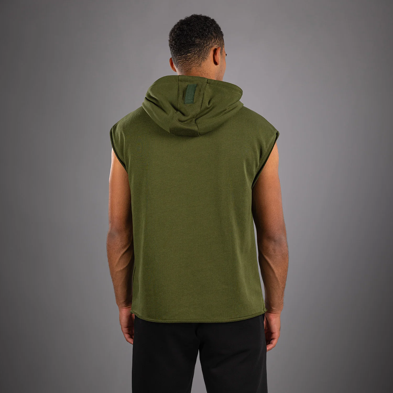 Venum Muay Thai VT Ärmelloser Kapuzenpullover – Militärgrün - Image 3
