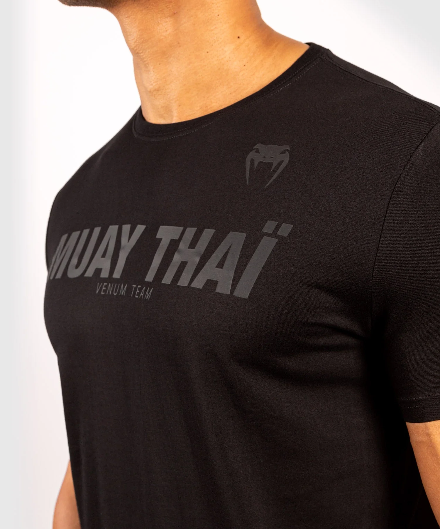 Venum Muay Thai VT T-Shirt - Schwarz/Matt - Image 2