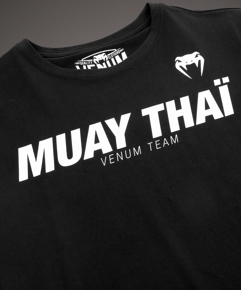 Venum Muay Thai VT T-Shirt - Schwarz/Weiß - Image 3