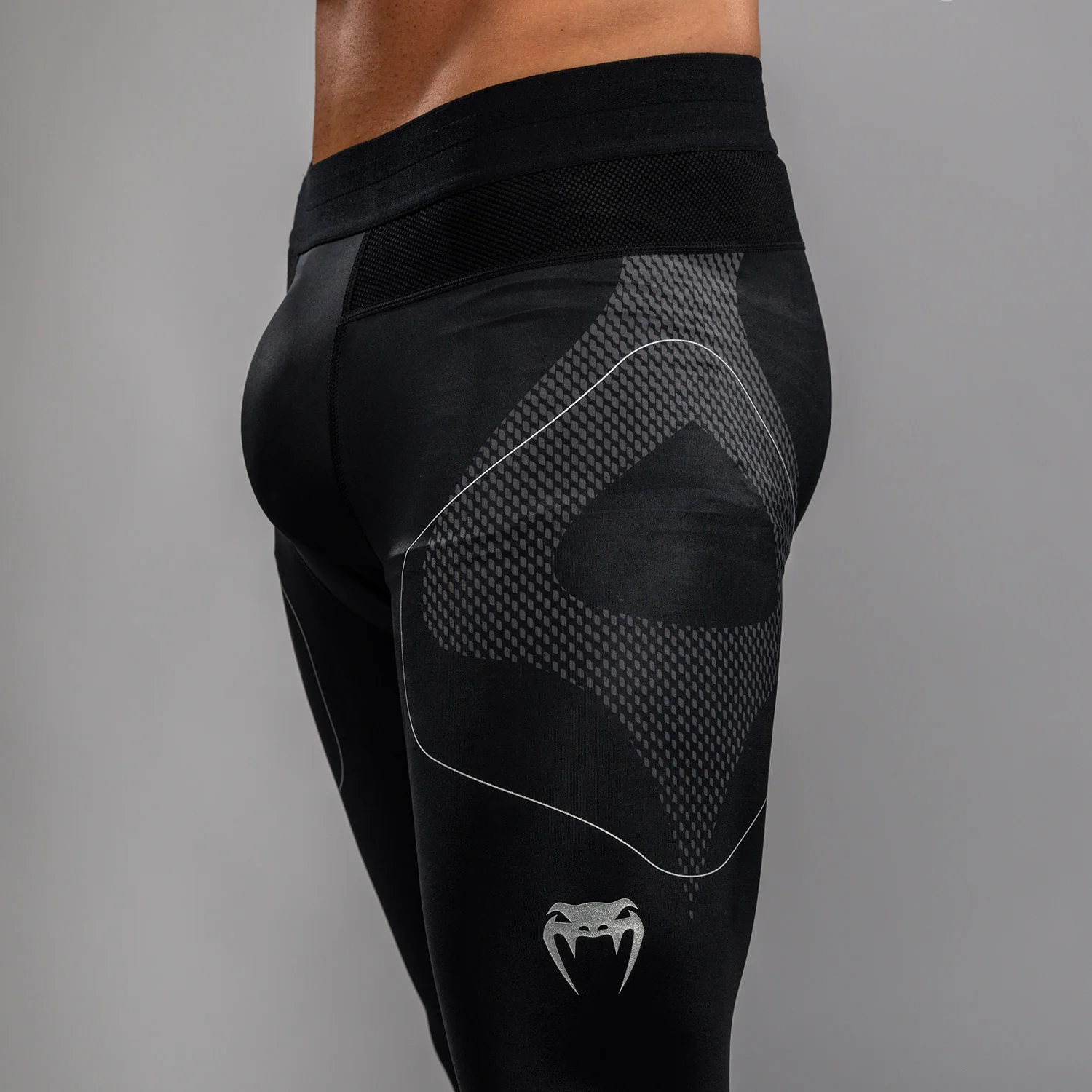 Venum Nexus Spats – Schwarz/Silber - Image 8