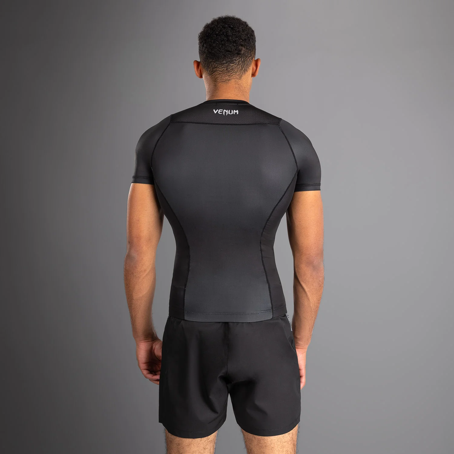 Venum No Gi Rashguards - Schwarz/Silbergrau - Image 3