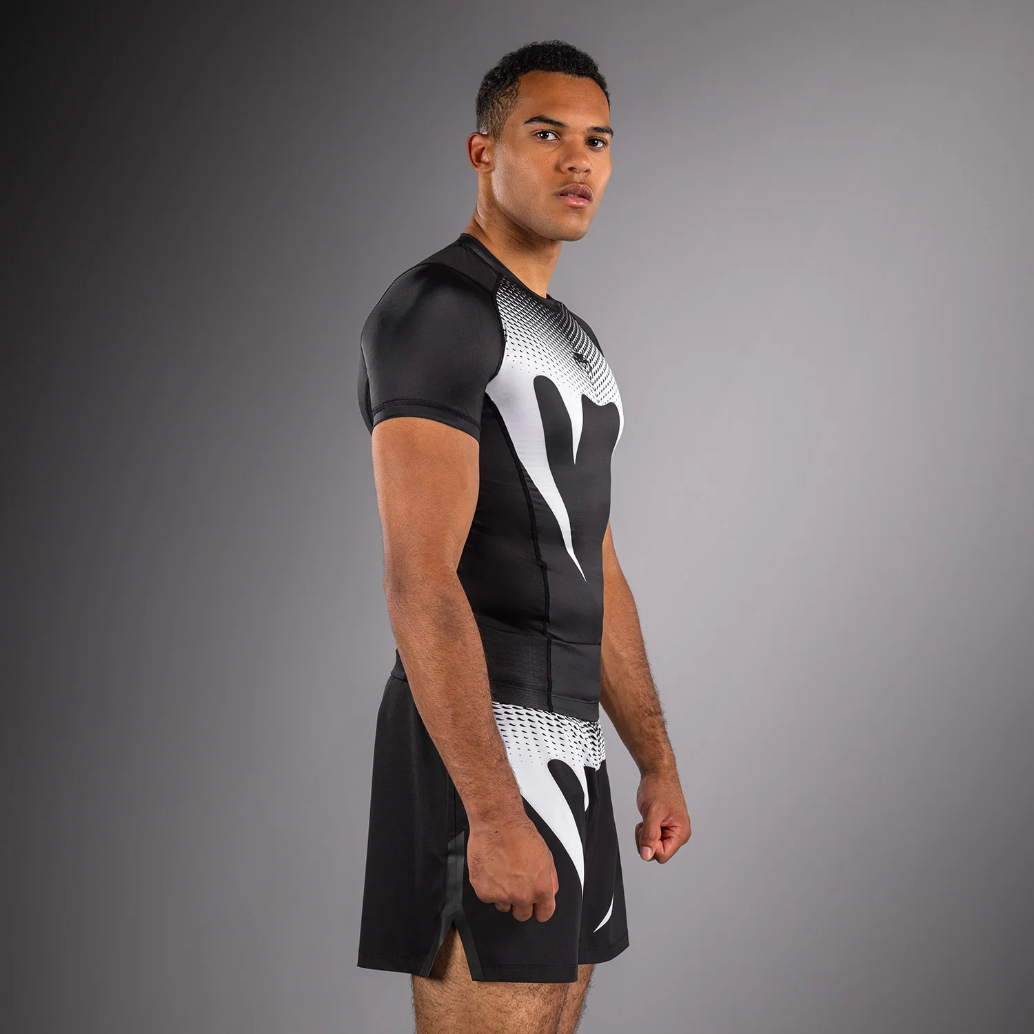 Venum No Gi Rashguards - Schwarz/Weiß - Image 2