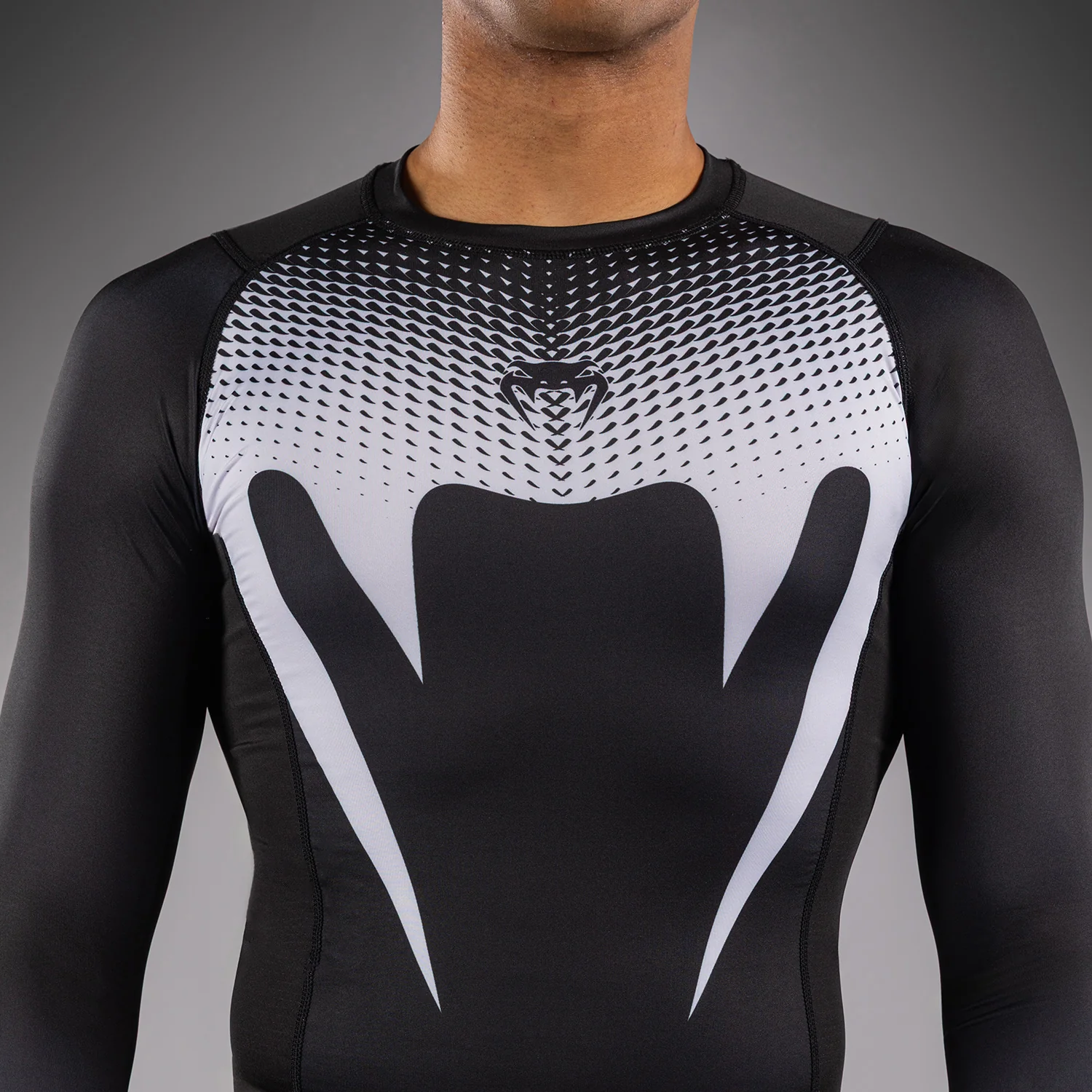 Venum No Gi Rashguards - Schwarz/Weiß - Image 4