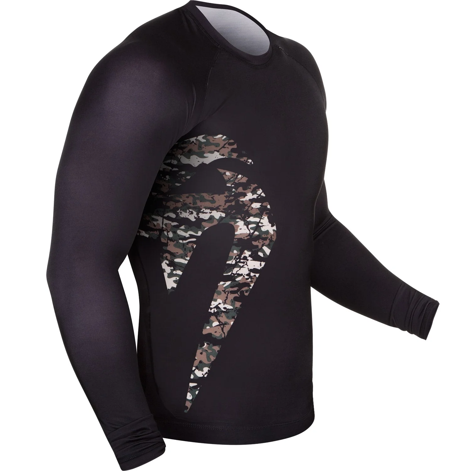 Venum Original Giant Rashguard - Langarm - Schwarz/Wald-Camo - Image 3