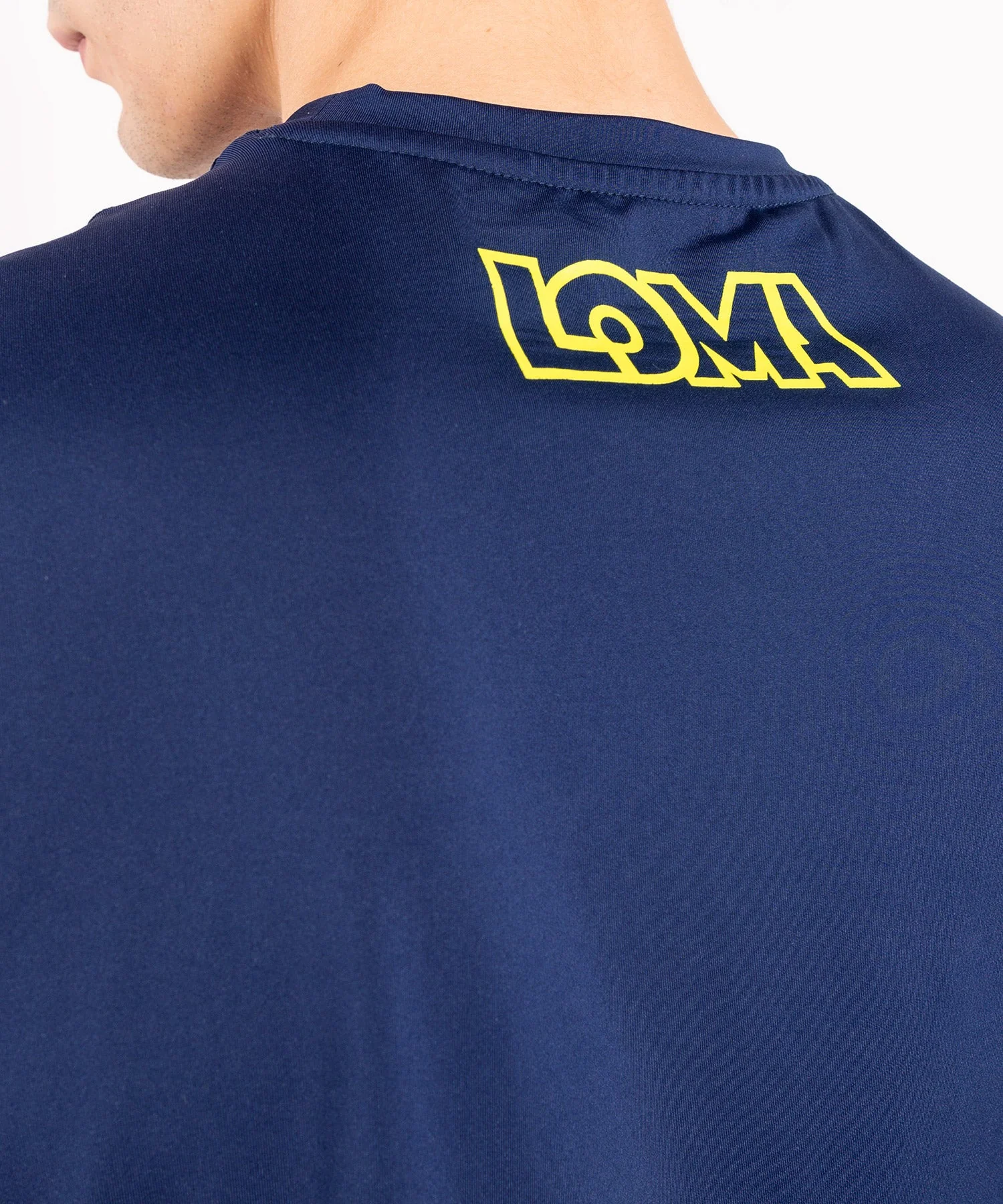 Venum Origins Dry Tech T-Shirt - Blau/Gelb - Image 8