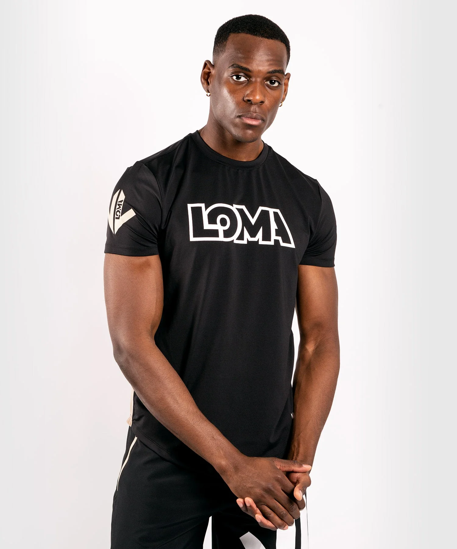 Venum Origins Dry Tech T-Shirt - Schwarz/Weiß