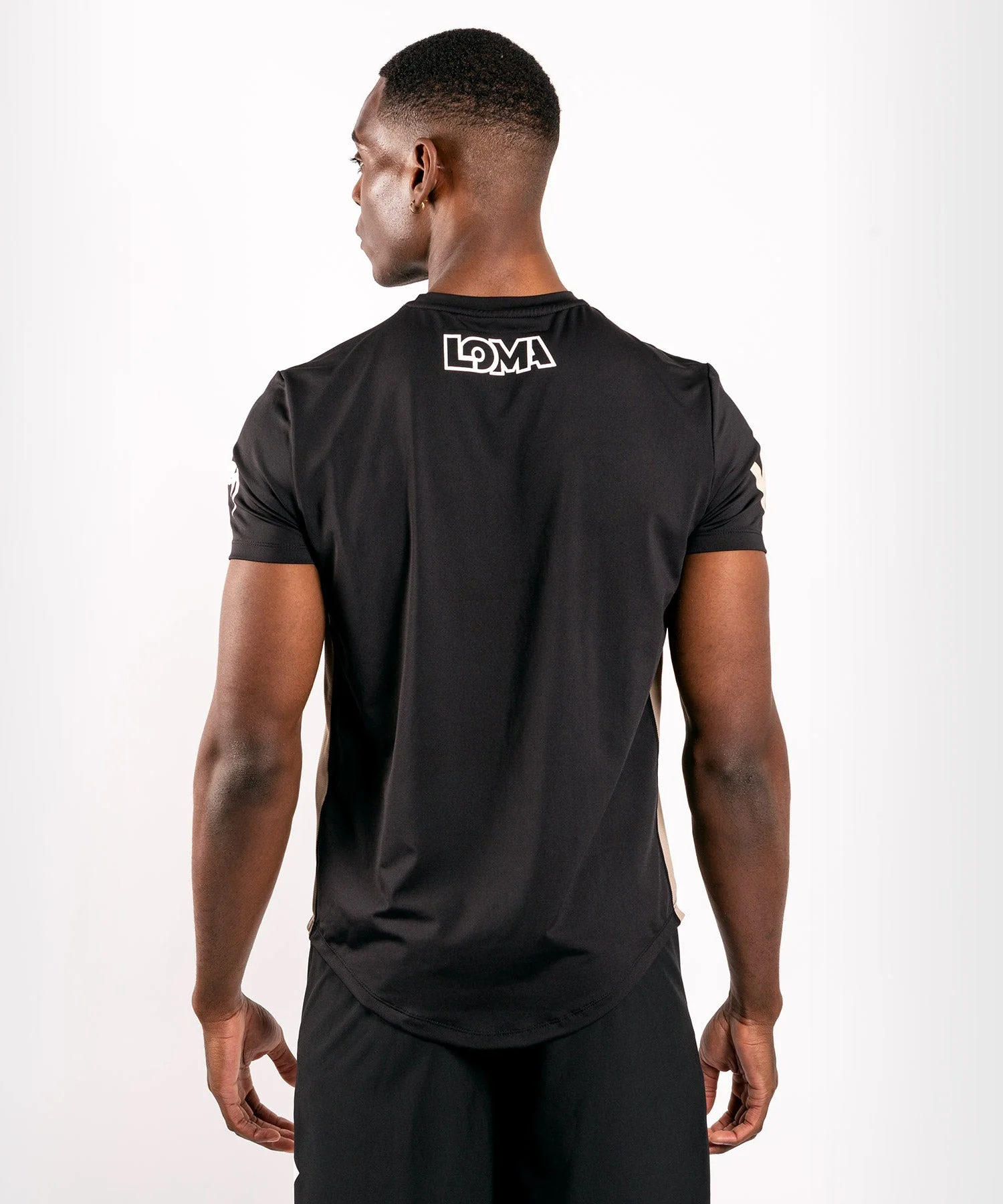 Venum Origins Dry Tech T-Shirt - Schwarz/Weiß - Image 4
