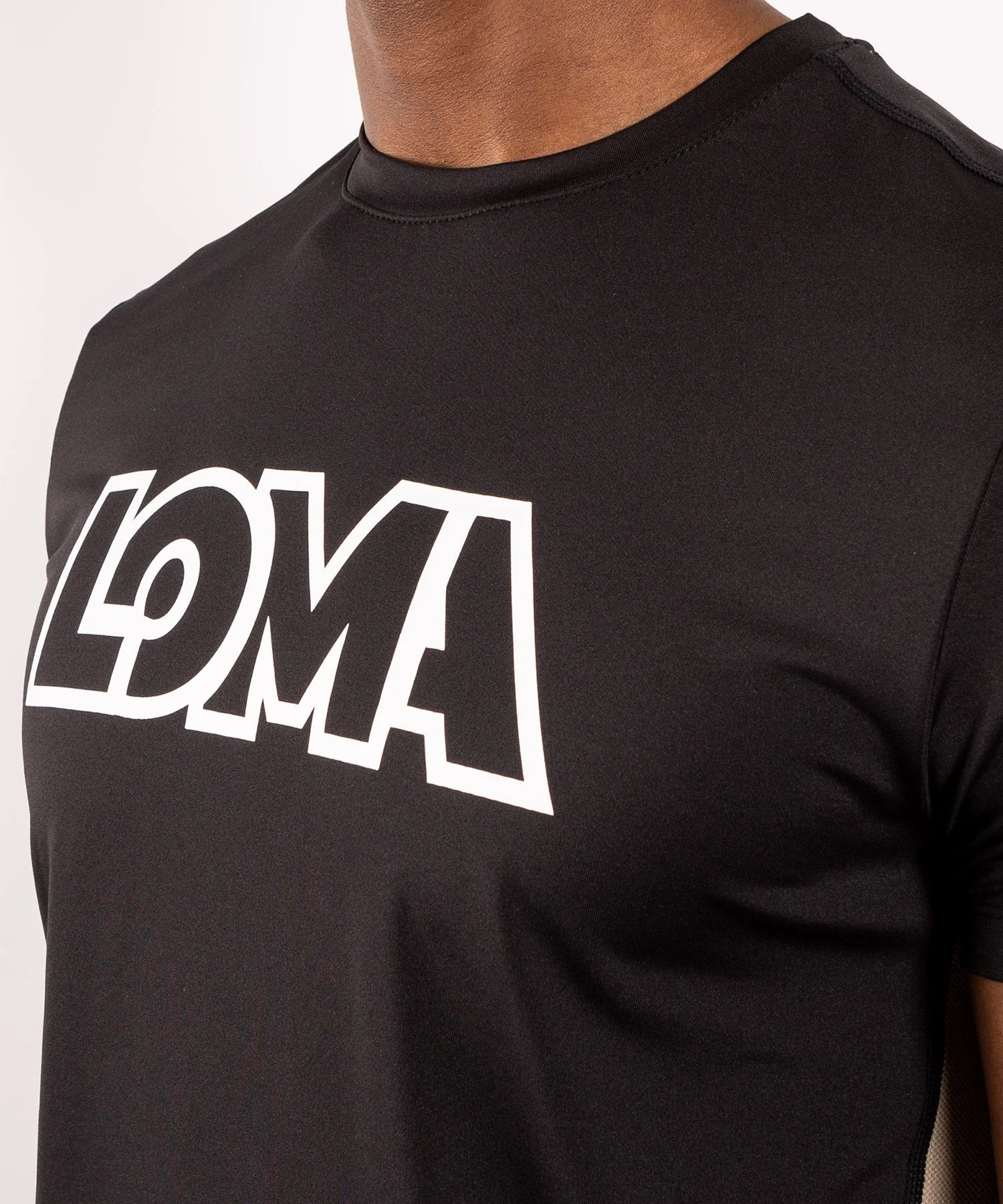 Venum Origins Dry Tech T-Shirt - Schwarz/Weiß - Image 6