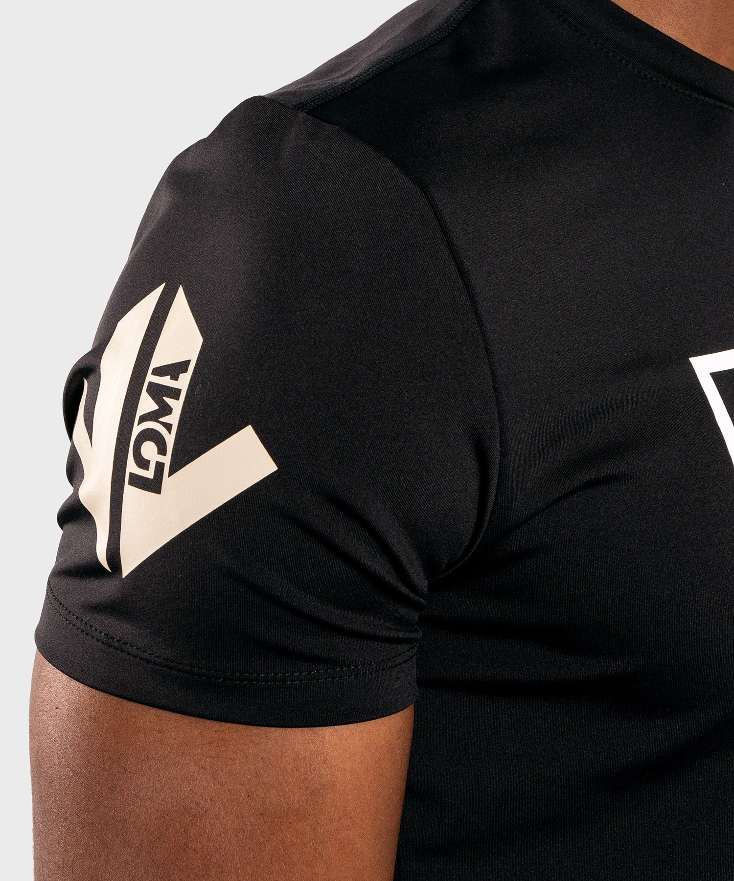 Venum Origins Dry Tech T-Shirt - Schwarz/Weiß - Image 8