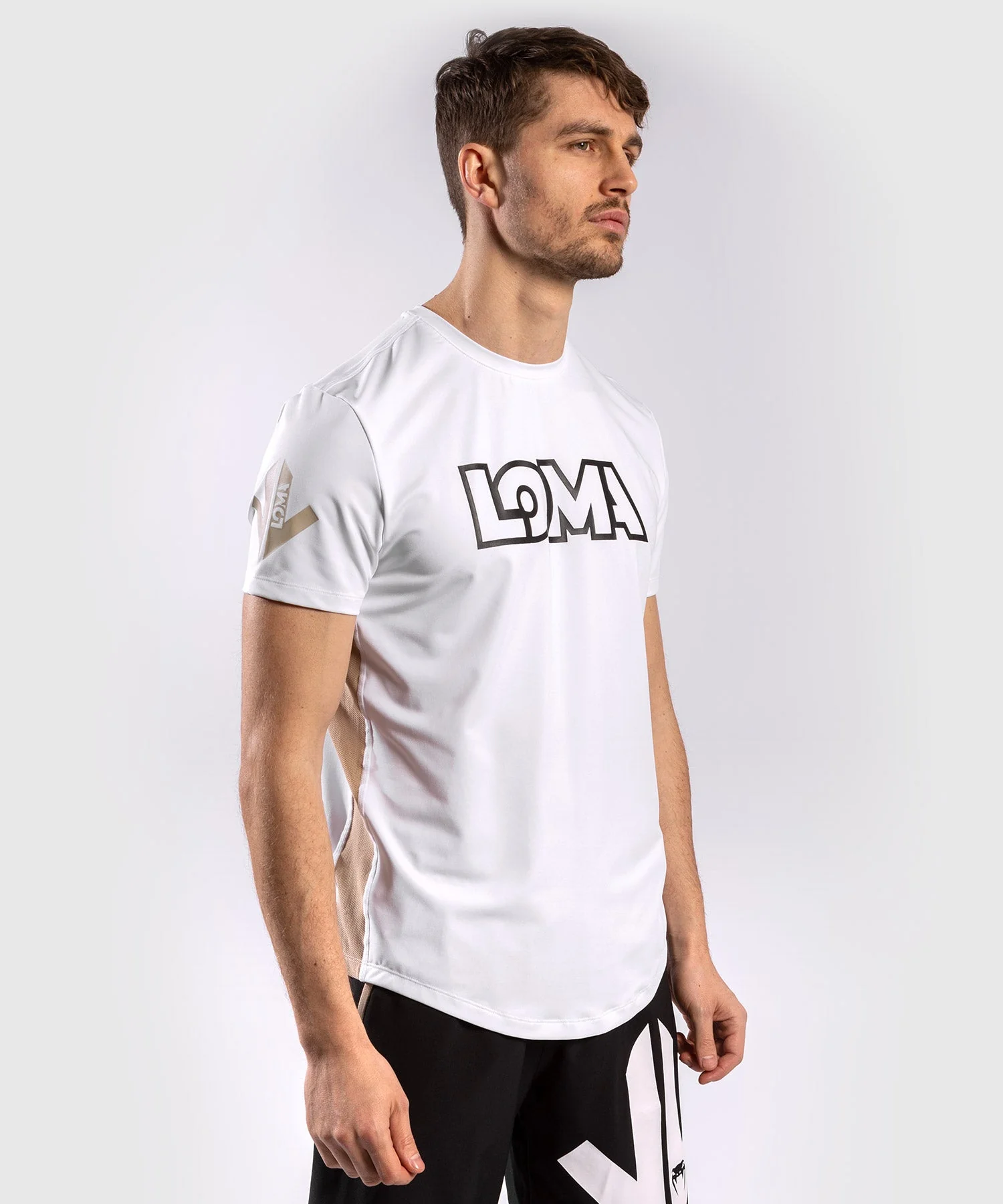 Venum Origins Dry Tech T-Shirt - Weiß/Schwarz - Image 10