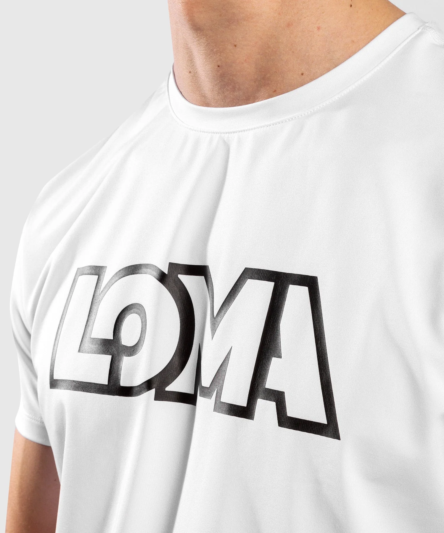 Venum Origins Dry Tech T-Shirt - Weiß/Schwarz - Image 13