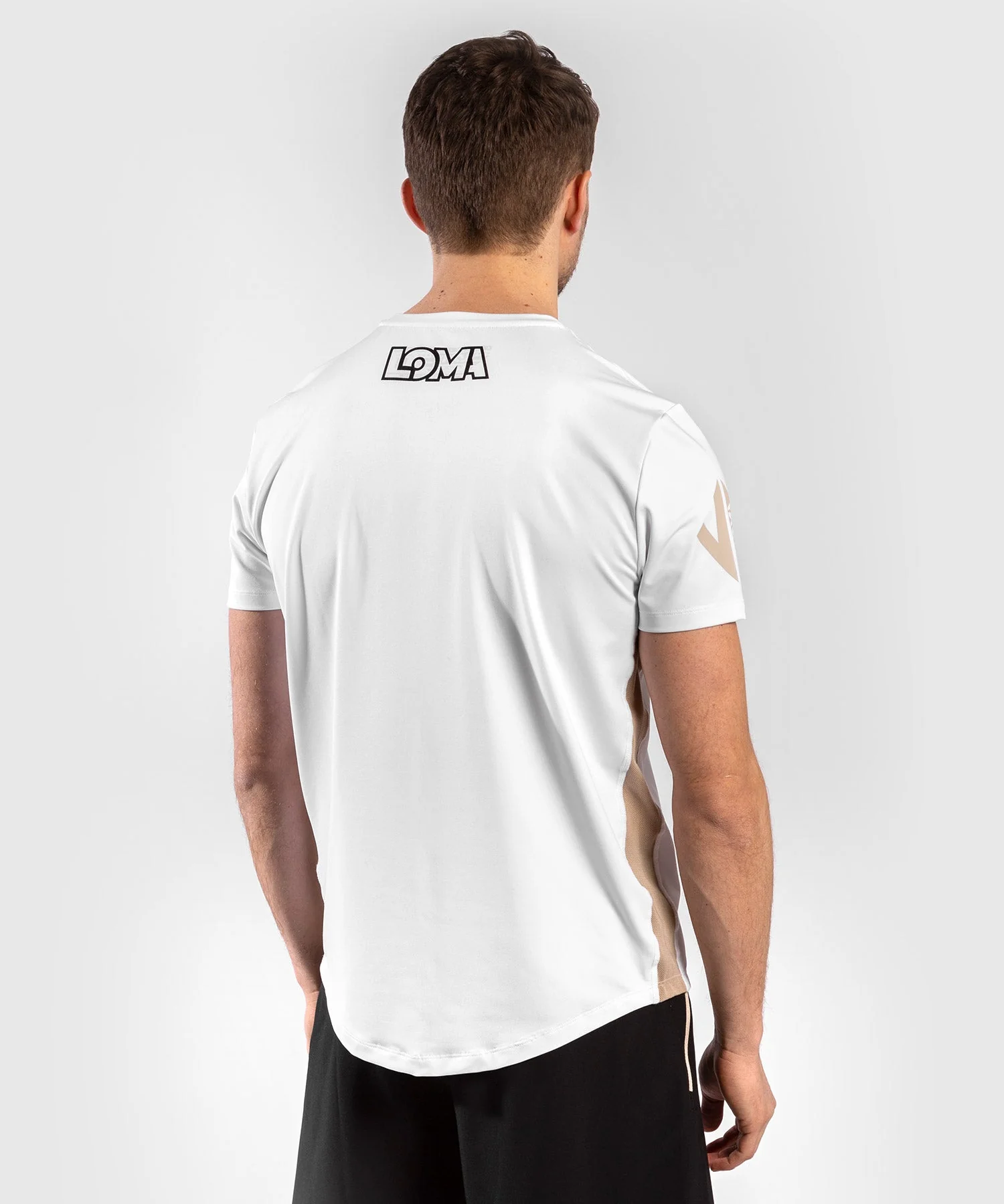 Venum Origins Dry Tech T-Shirt - Weiß/Schwarz - Image 4