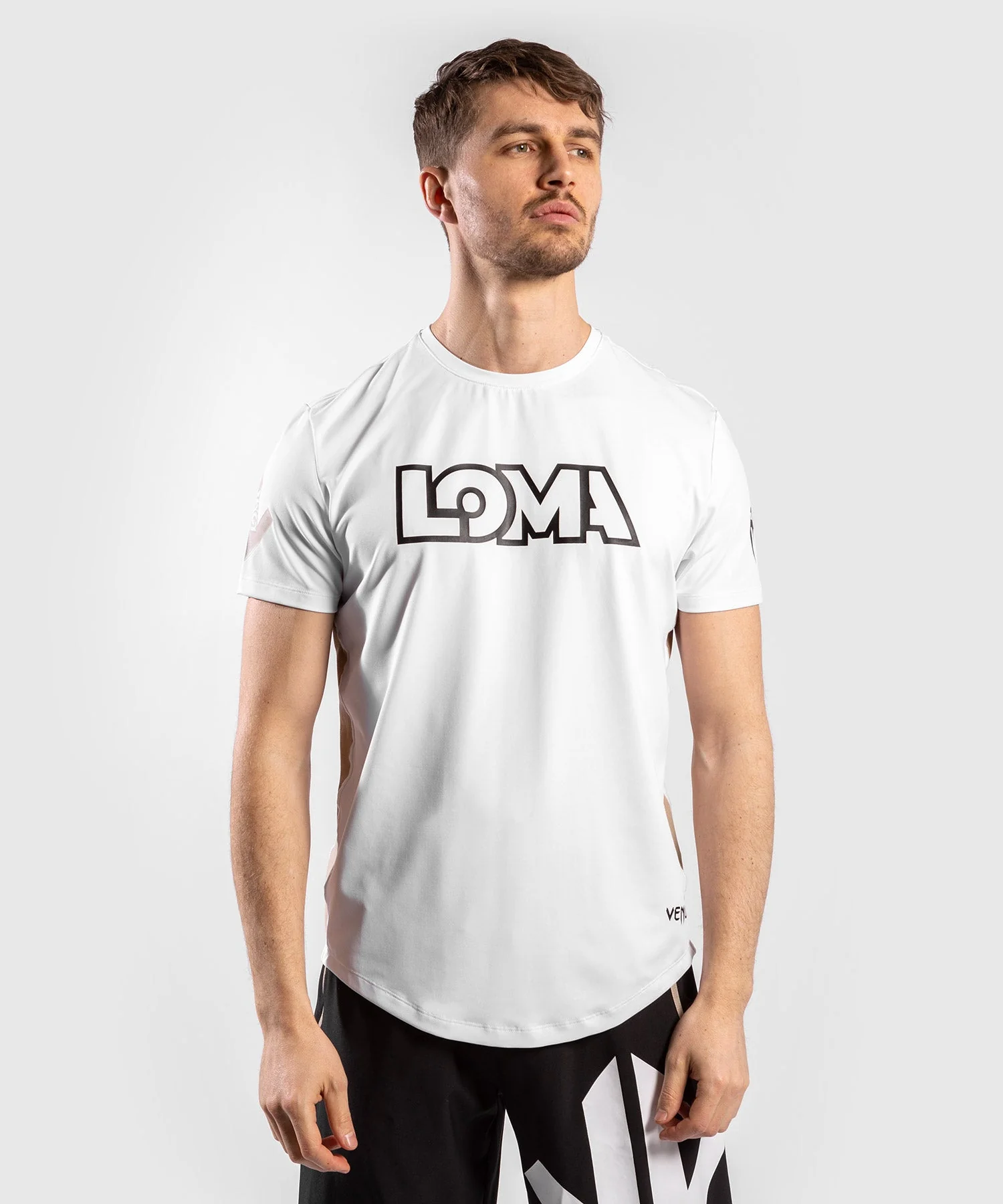 Venum Origins Dry Tech T-Shirt - Weiß/Schwarz - Image 9