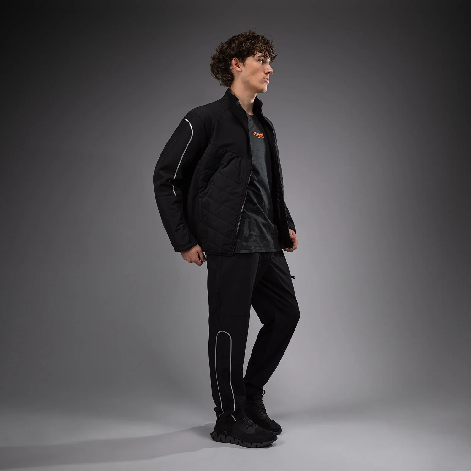Venum Paddock Softshell Jacke Lange Ärmel - Schwarz - Image 2