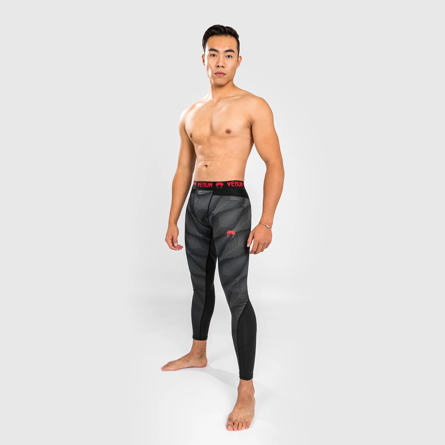Venum Phantom Kompressionshose - Schwarz/Rot - Image 7