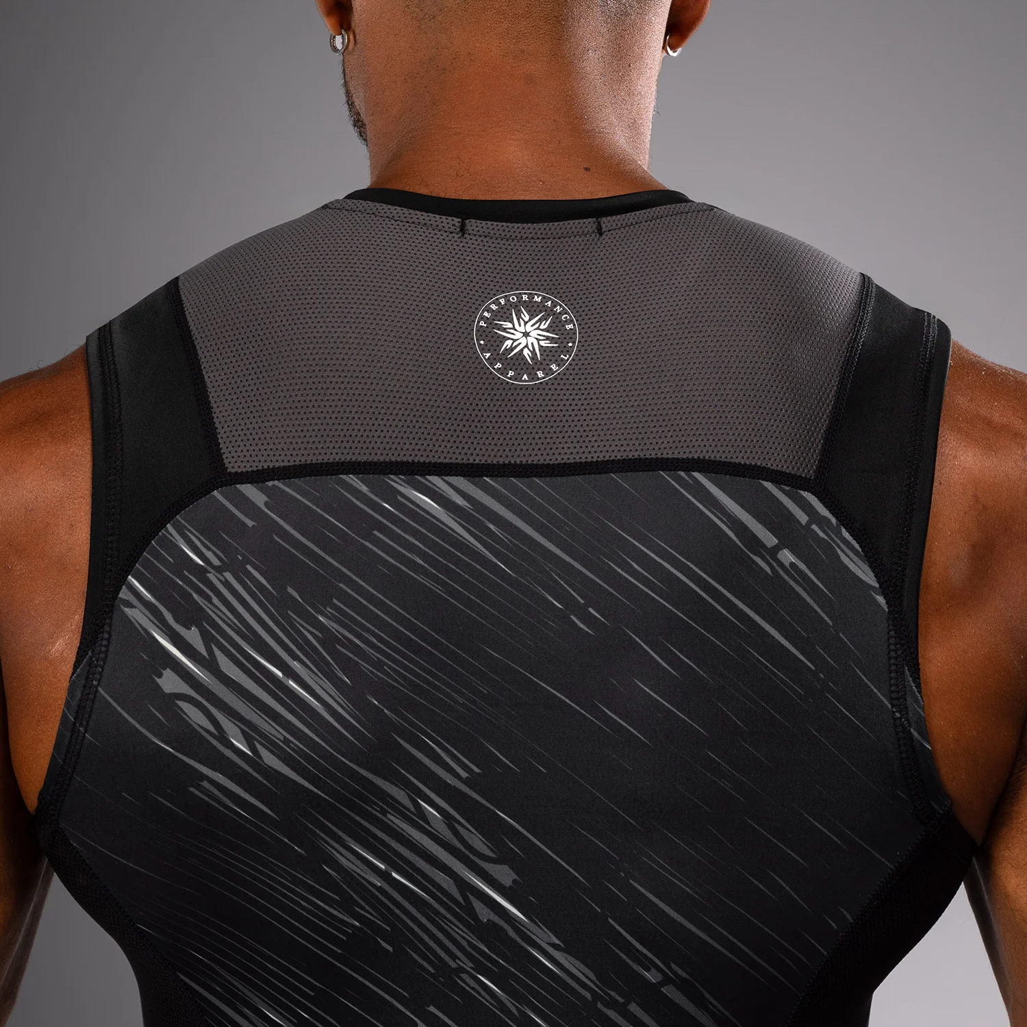 Venum Rapid Ärmelloses Rashguard - Schwarz/Sturmgrau - Image 4