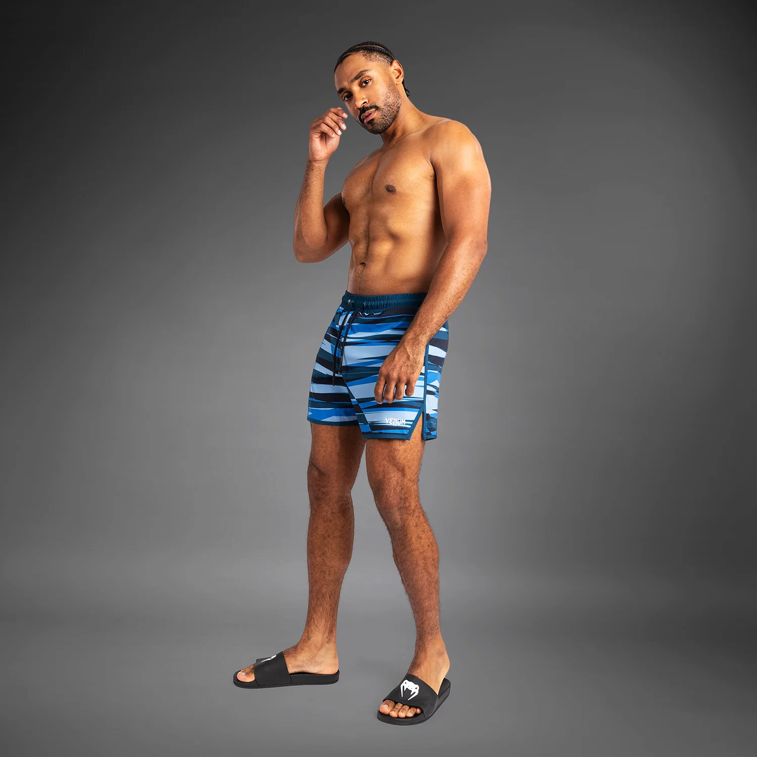 Venum Rapid Herren Badeshorts - Dunkelblau - Image 4