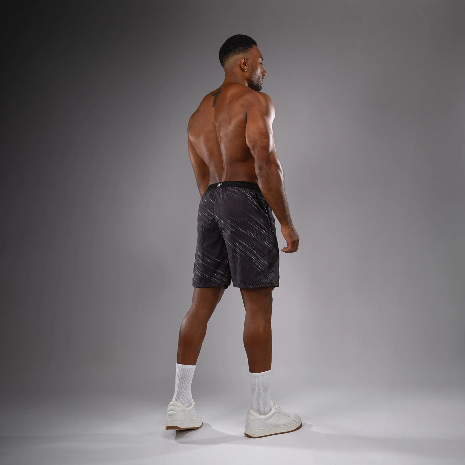 Venum Rapid Trainingsshorts - Schwarz/Sturmgrau - Image 4