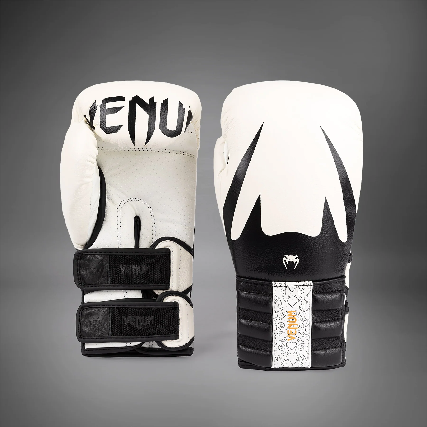 Venum Reverso Boxhandschuhe - Schnee Weiß/Schwarz