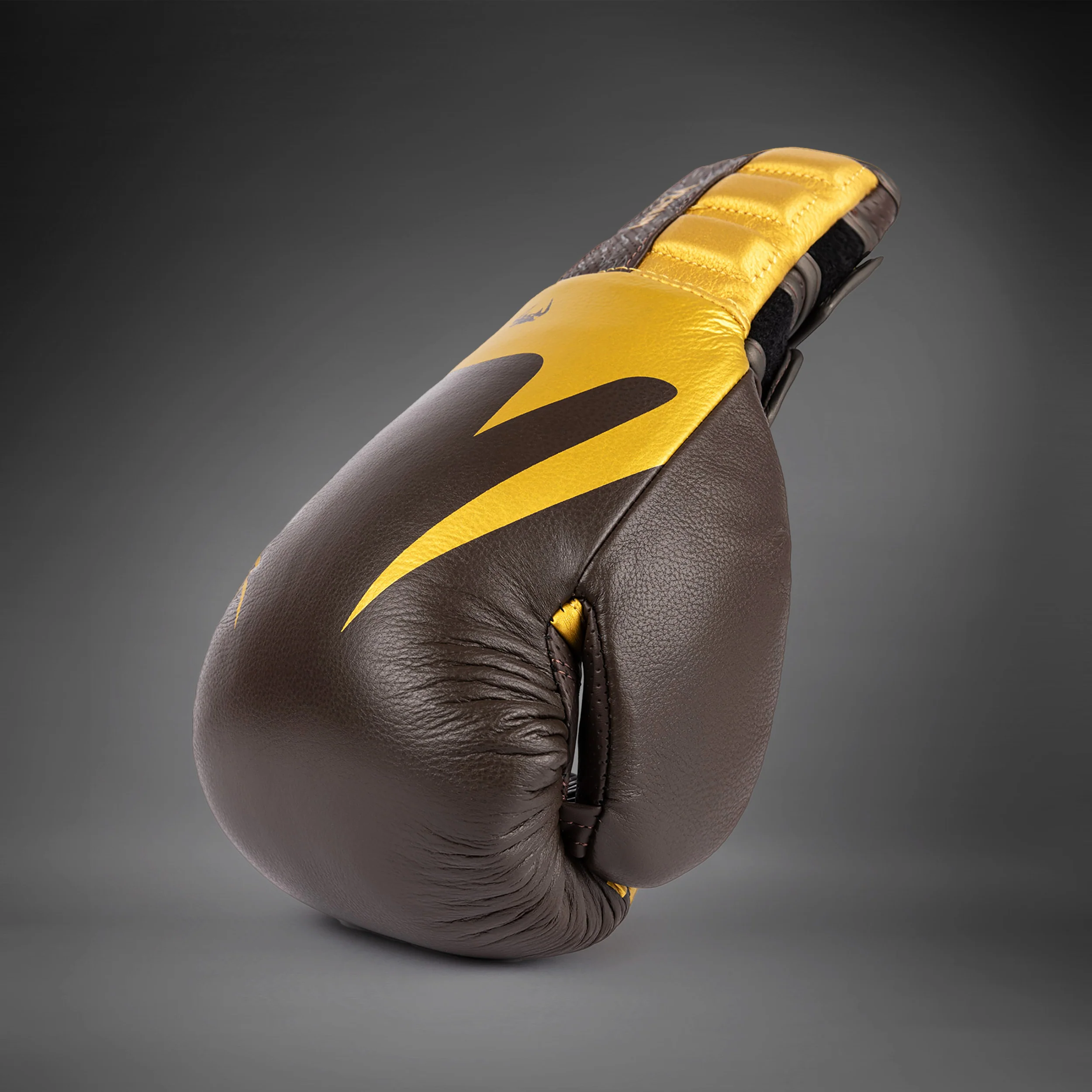 Venum Reverso Boxhandschuhe - Schokolade/Gold - Image 5