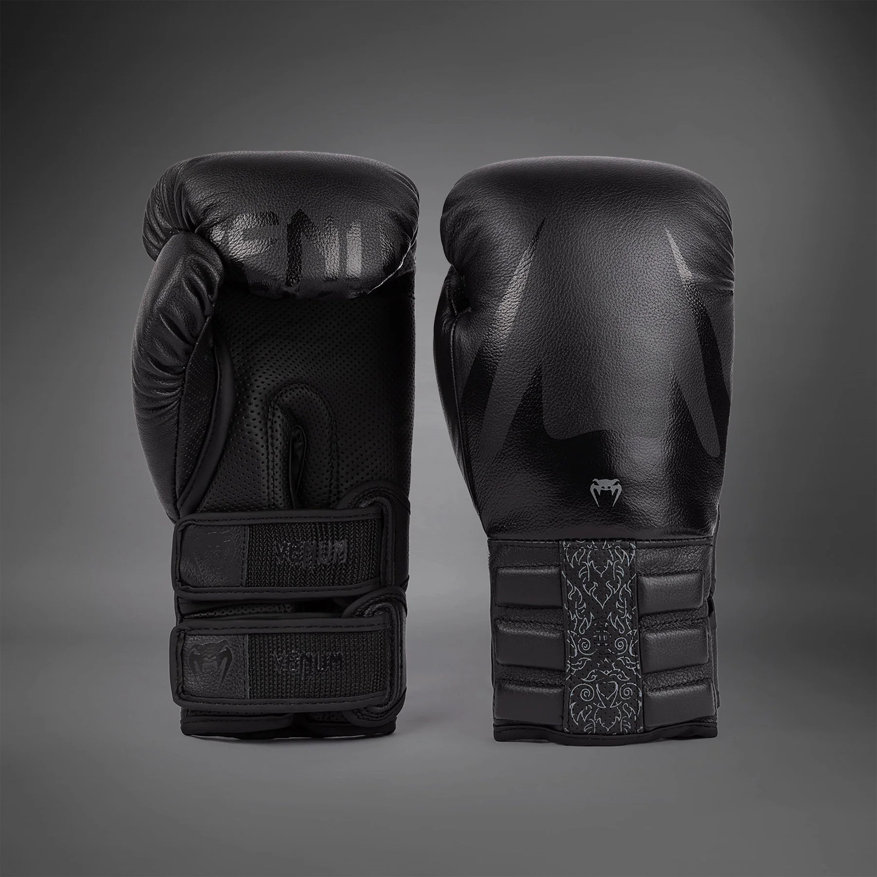 Venum Reverso Boxhandschuhe - Schwarz/Schwarz