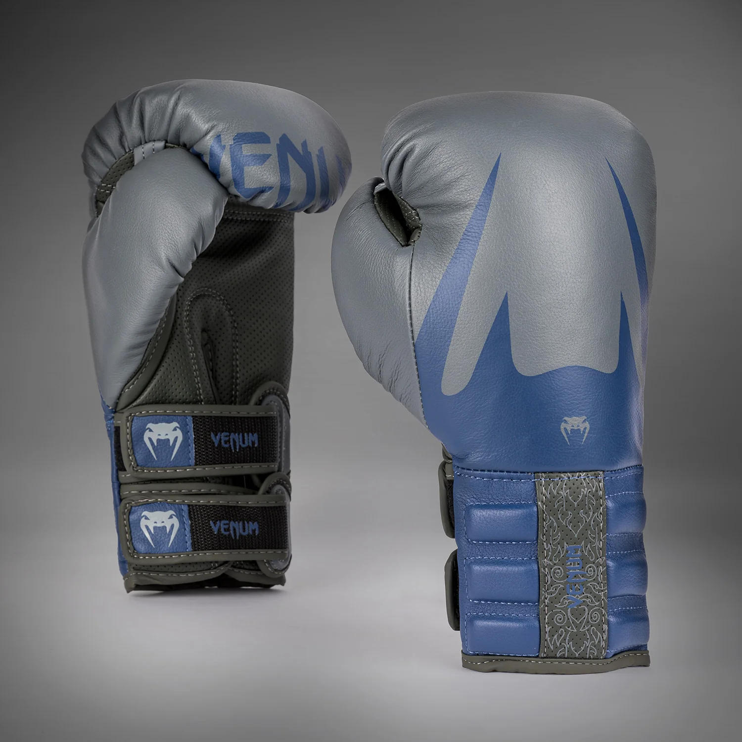 Venum Reverso Boxhandschuhe - Sturmgrau/Royalblau
