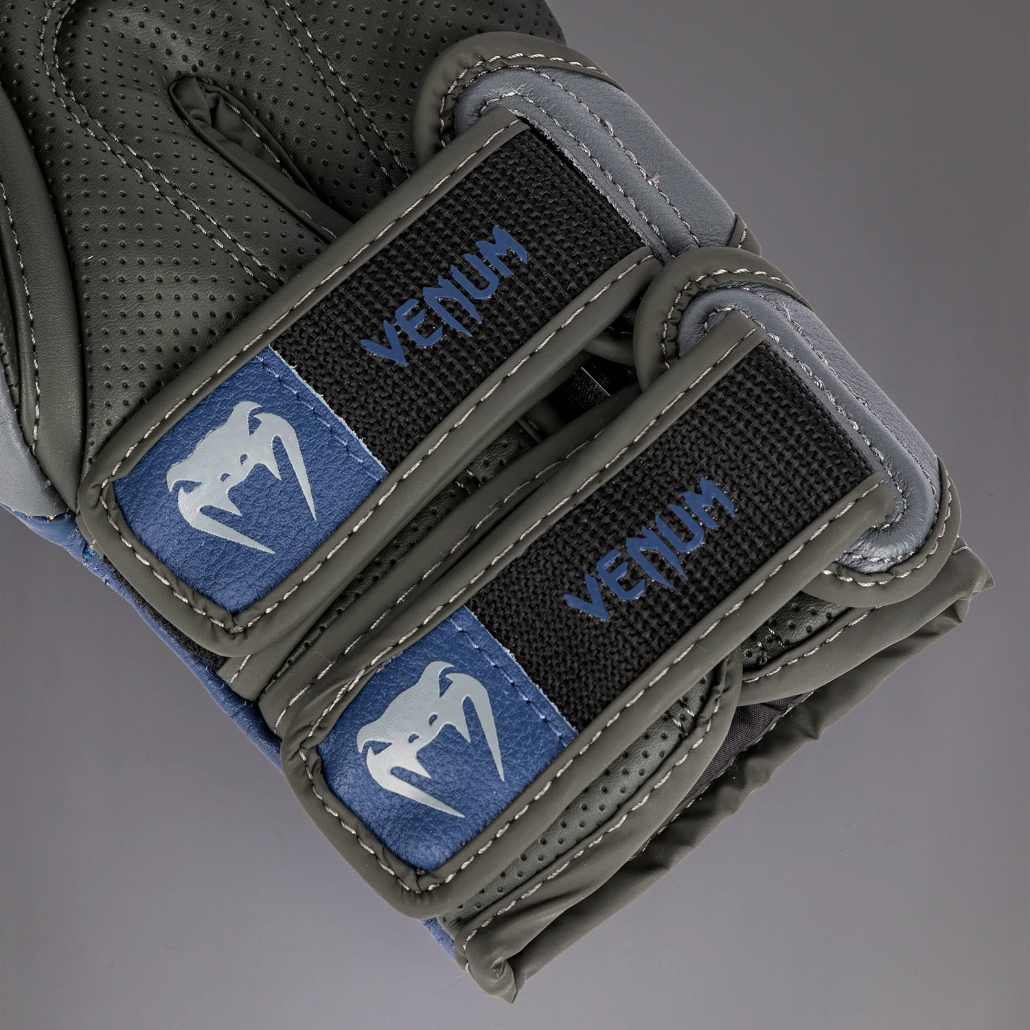 Venum Reverso Boxhandschuhe - Sturmgrau/Royalblau - Image 4