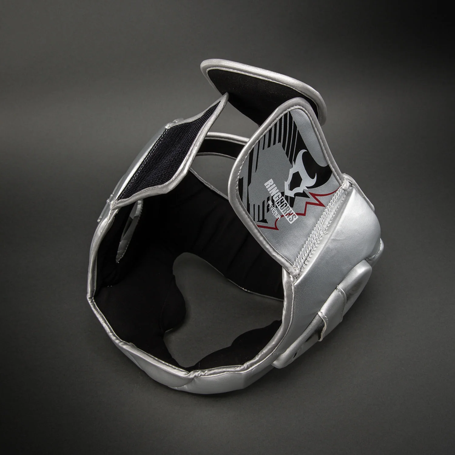 Ringhorns Charger by Venum Kopfschutz – Silber/Schwarz - Image 4