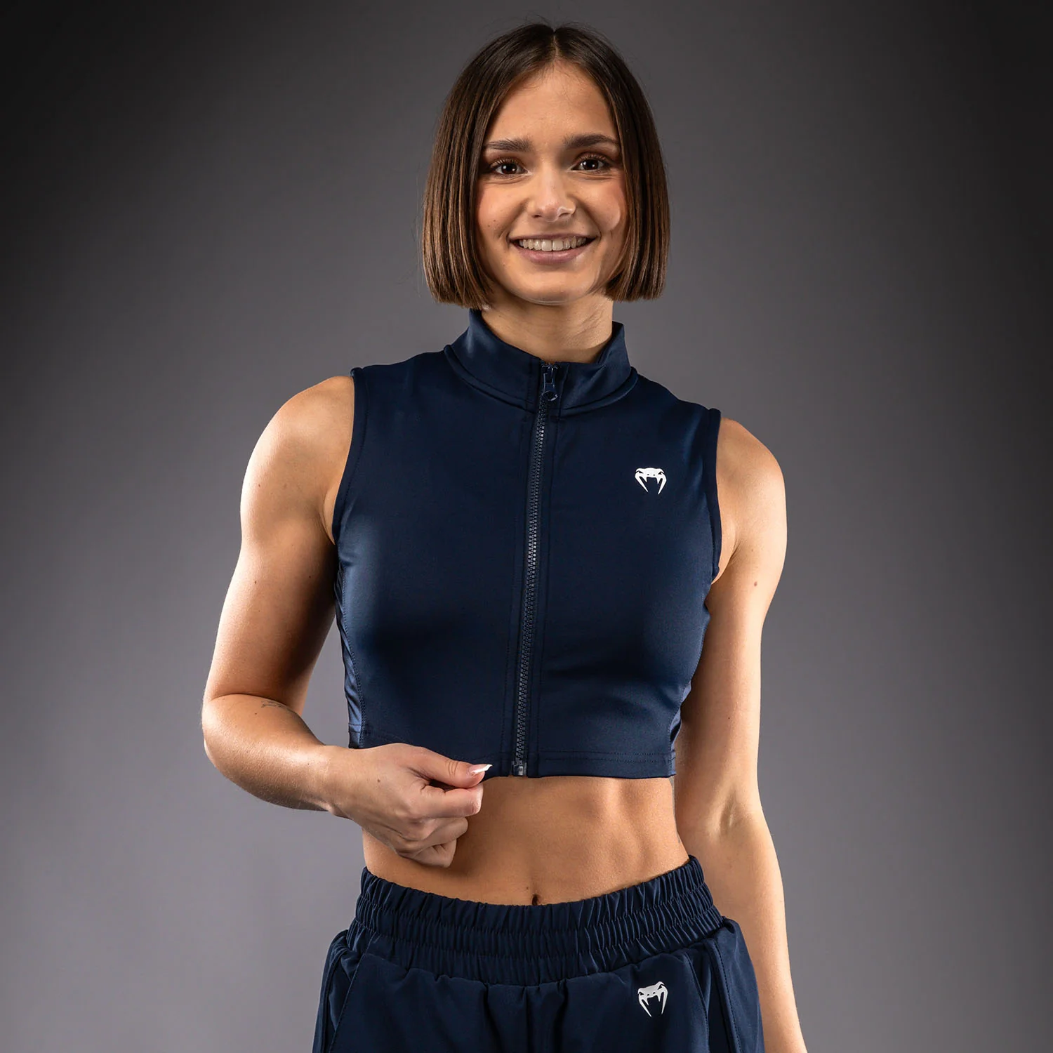 Venum Sculpt Shape Crop-Top Für Damen - Marineblau