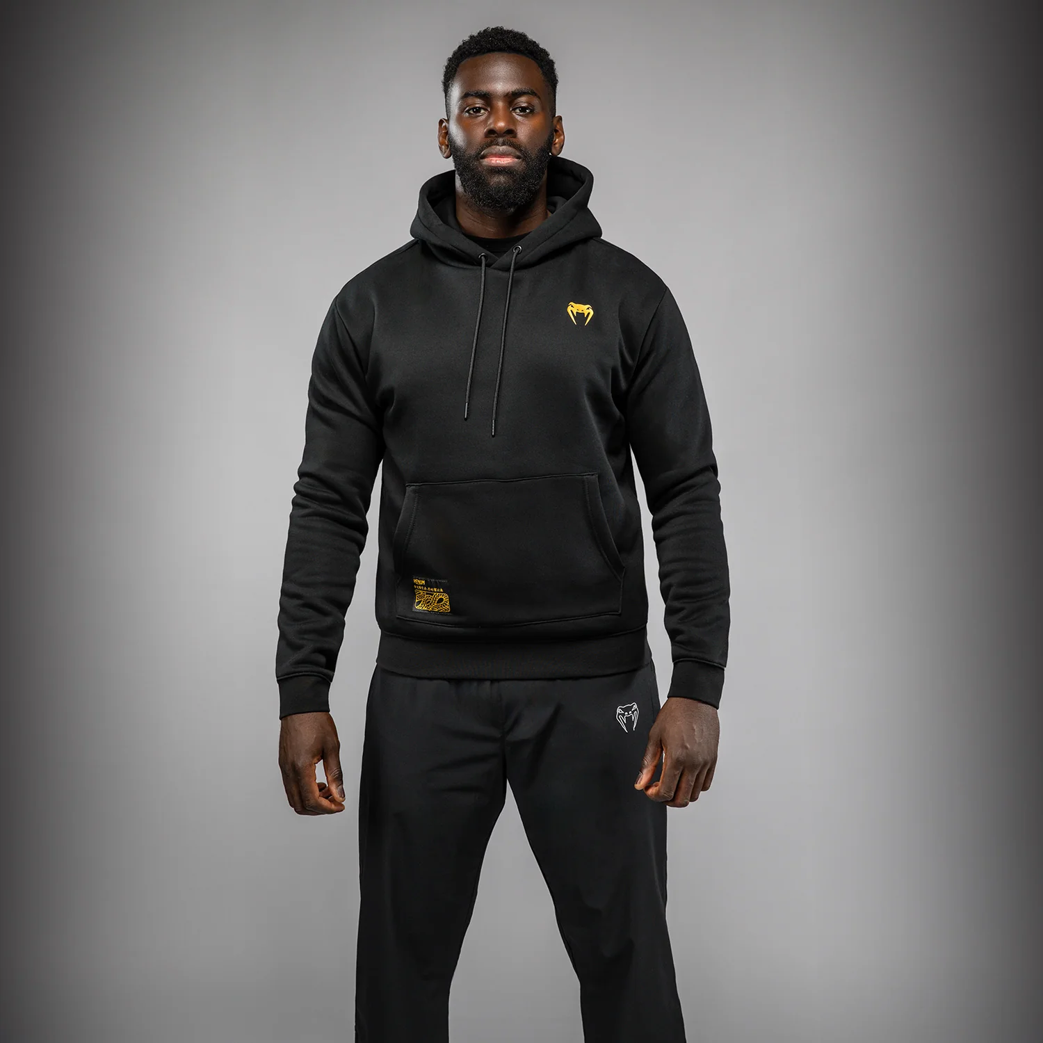 Venum Serpenti Hoodie – Schwarz/Silber/Gold - Image 2