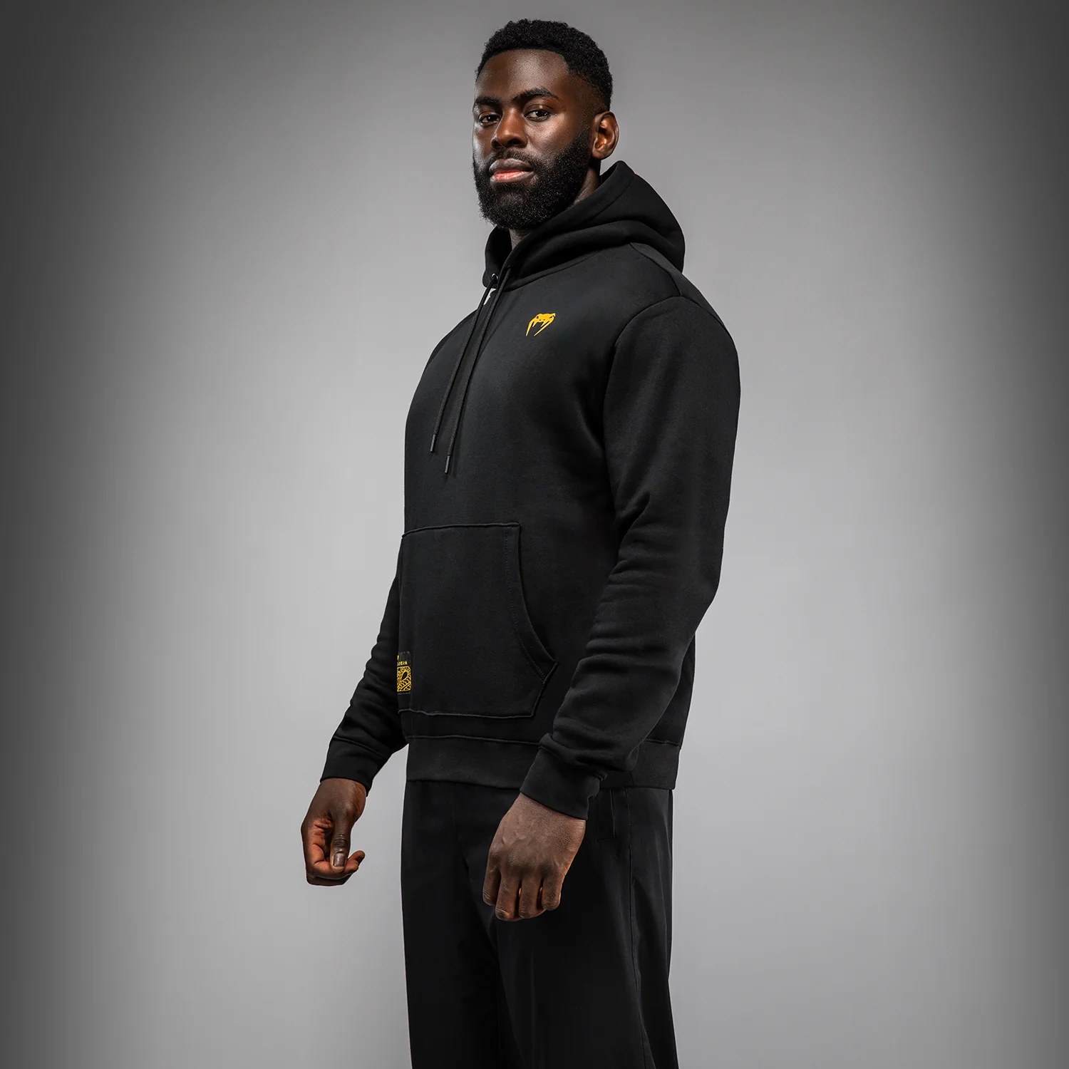 Venum Serpenti Hoodie – Schwarz/Silber/Gold - Image 4