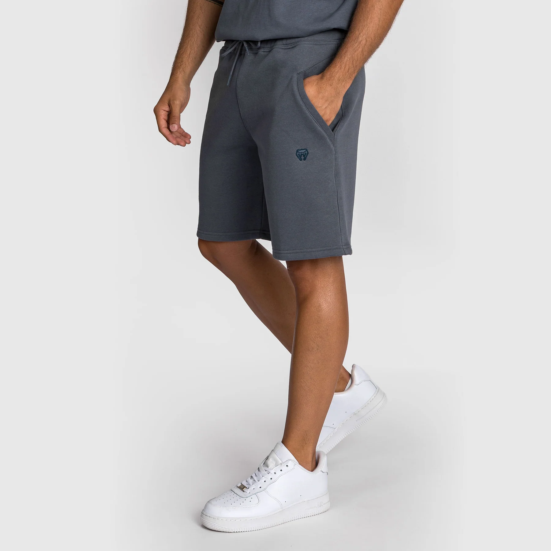 Venum Silent Power Baumwoll-Short - Marineblau - Image 4