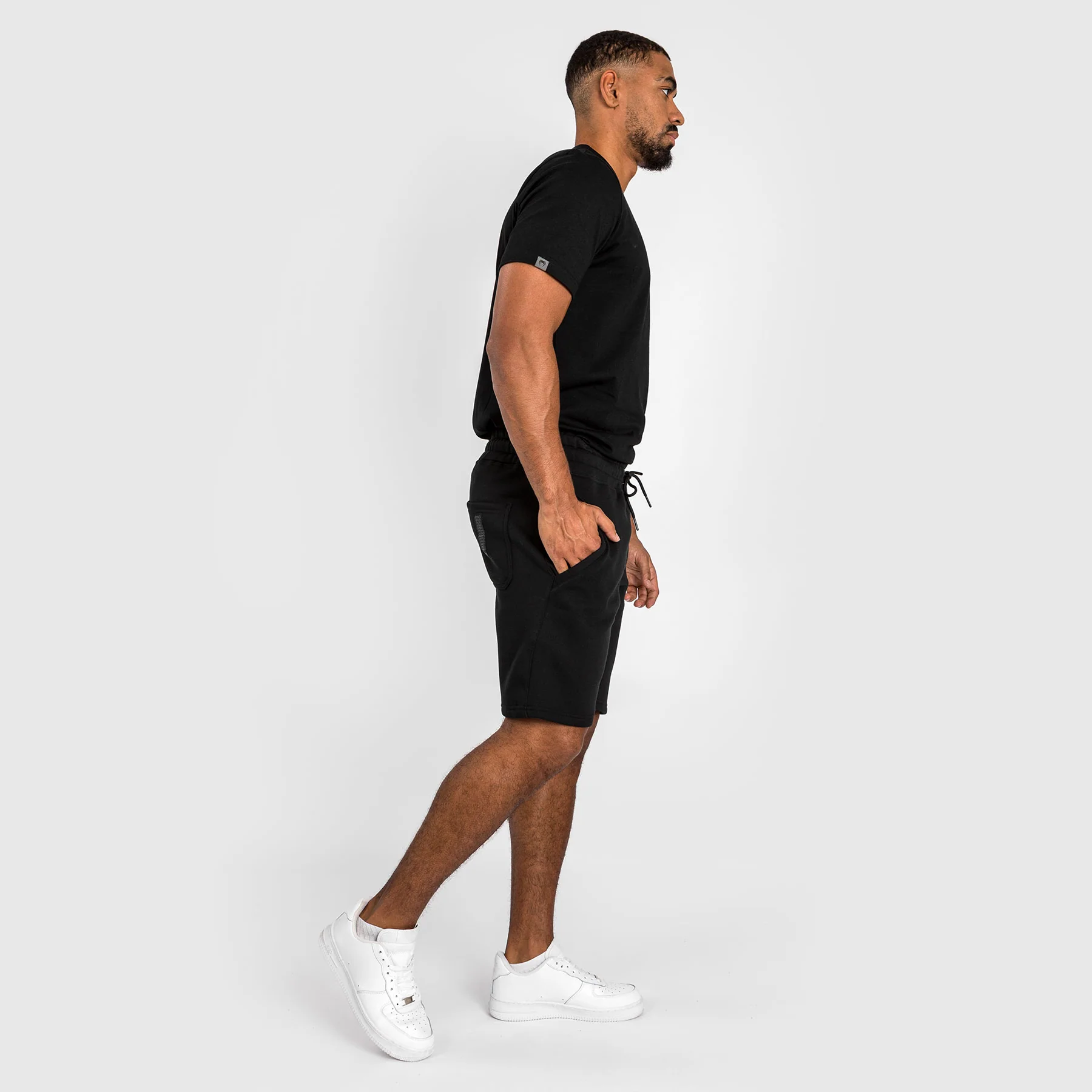 Venum Silent Power Baumwoll-Short - Schwarz - Image 3