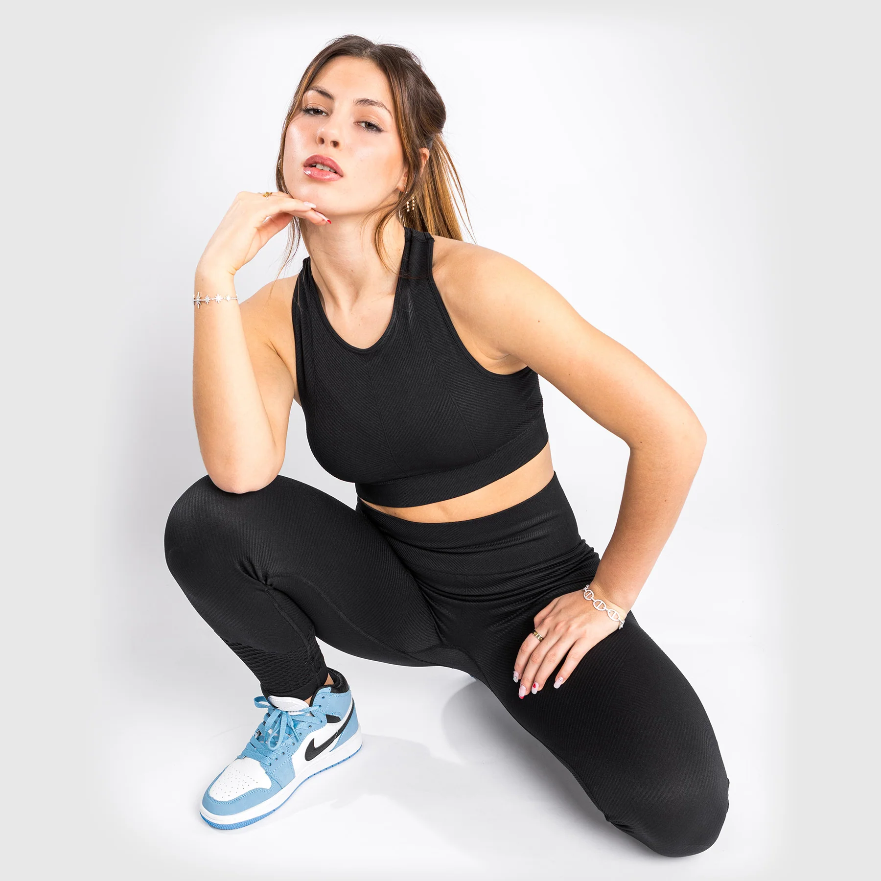 Venum Sparring Seamless Leggings - Schwarz - Image 3