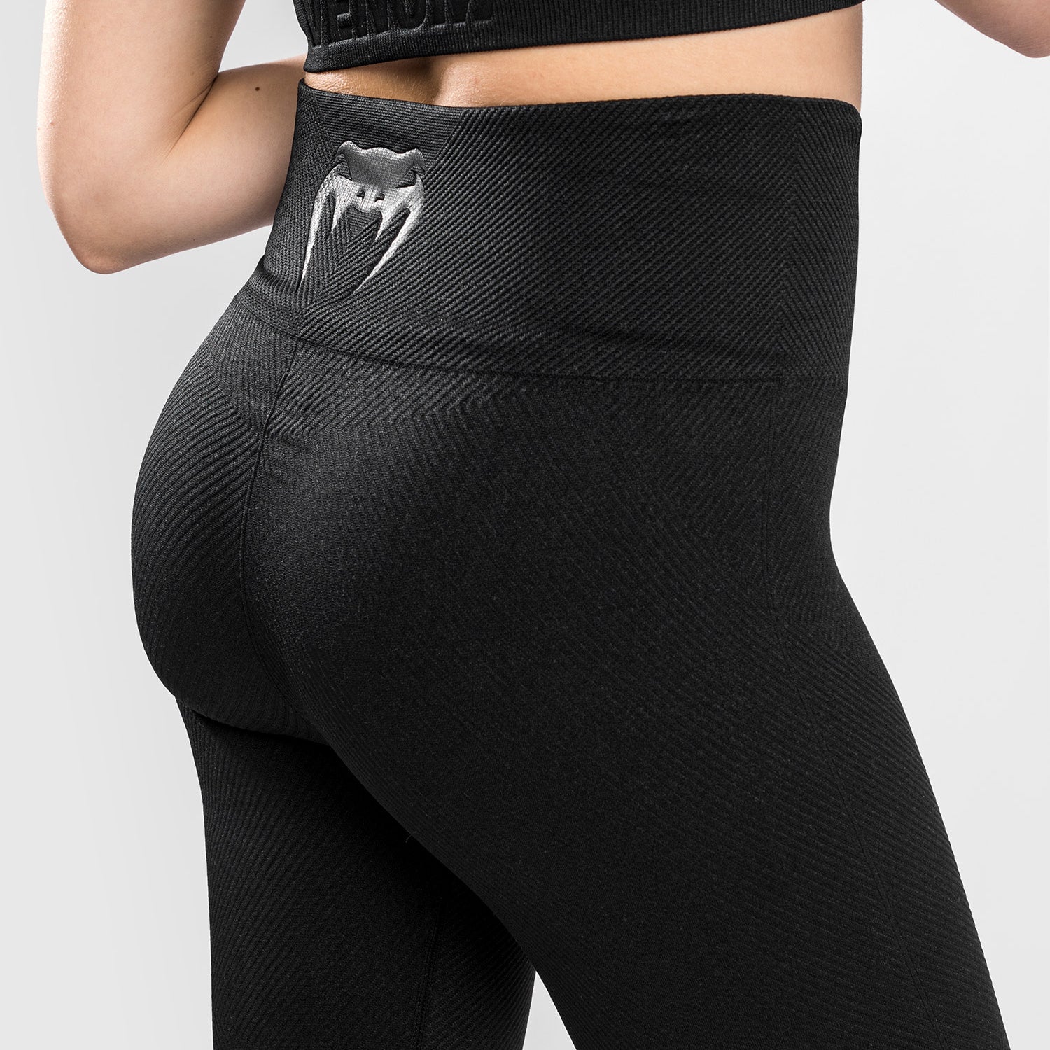 Venum Sparring Seamless Leggings ⅞ - Schwarz - Image 7