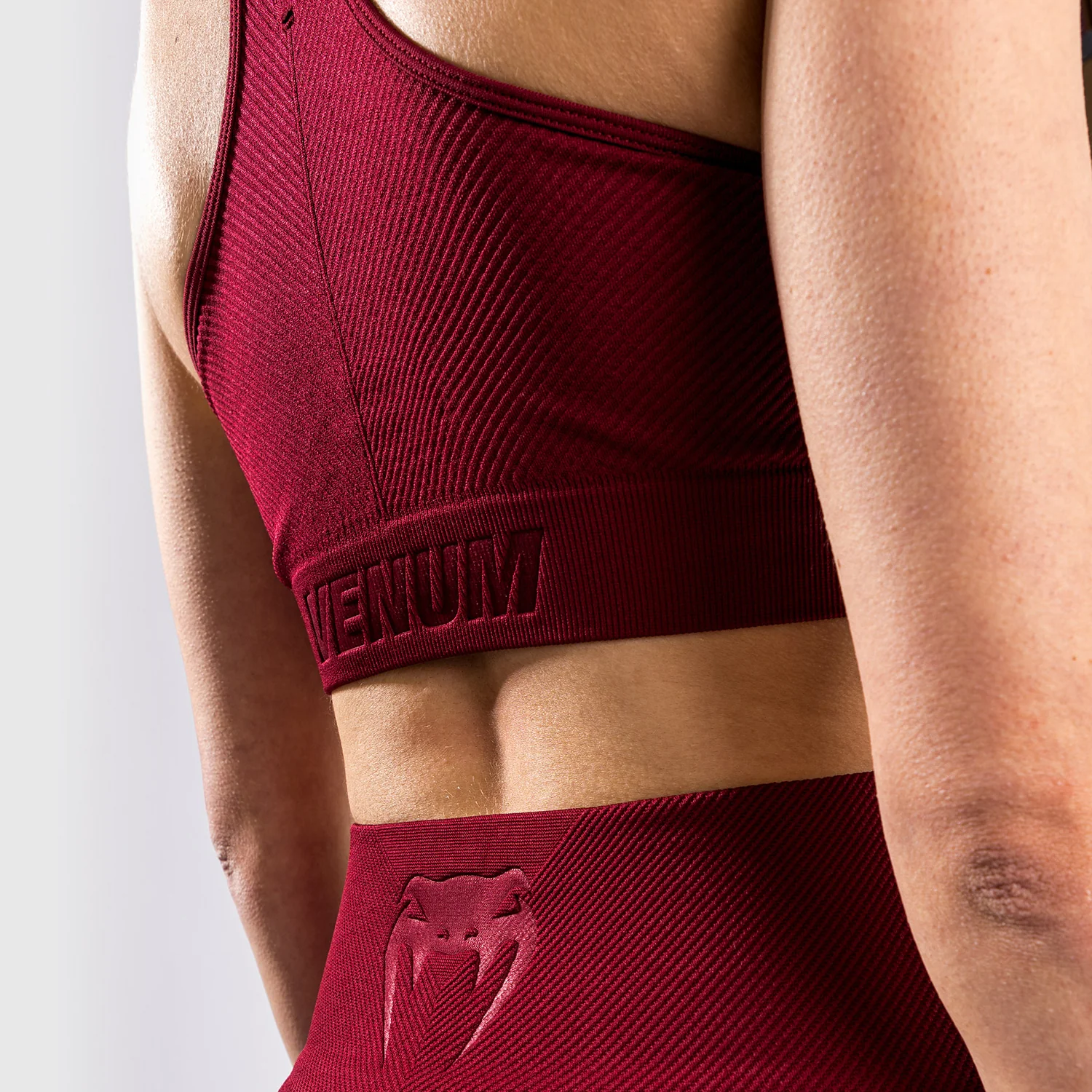 Venum Sparring Seamless Sport-BH - Bordeaux - Image 8