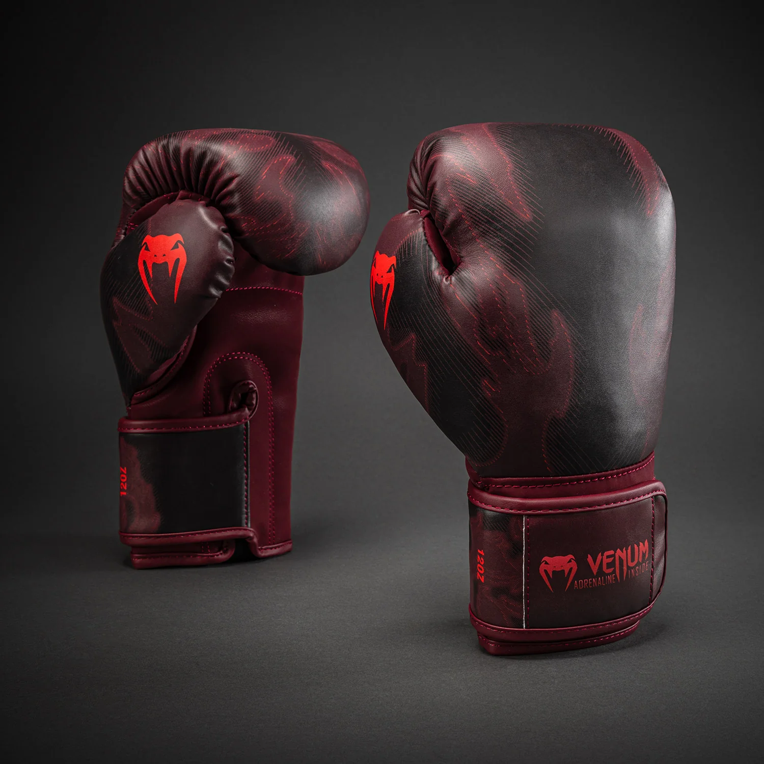 Venum Spectre Boxhandschuhe – Schwarz/Rot - Image 2