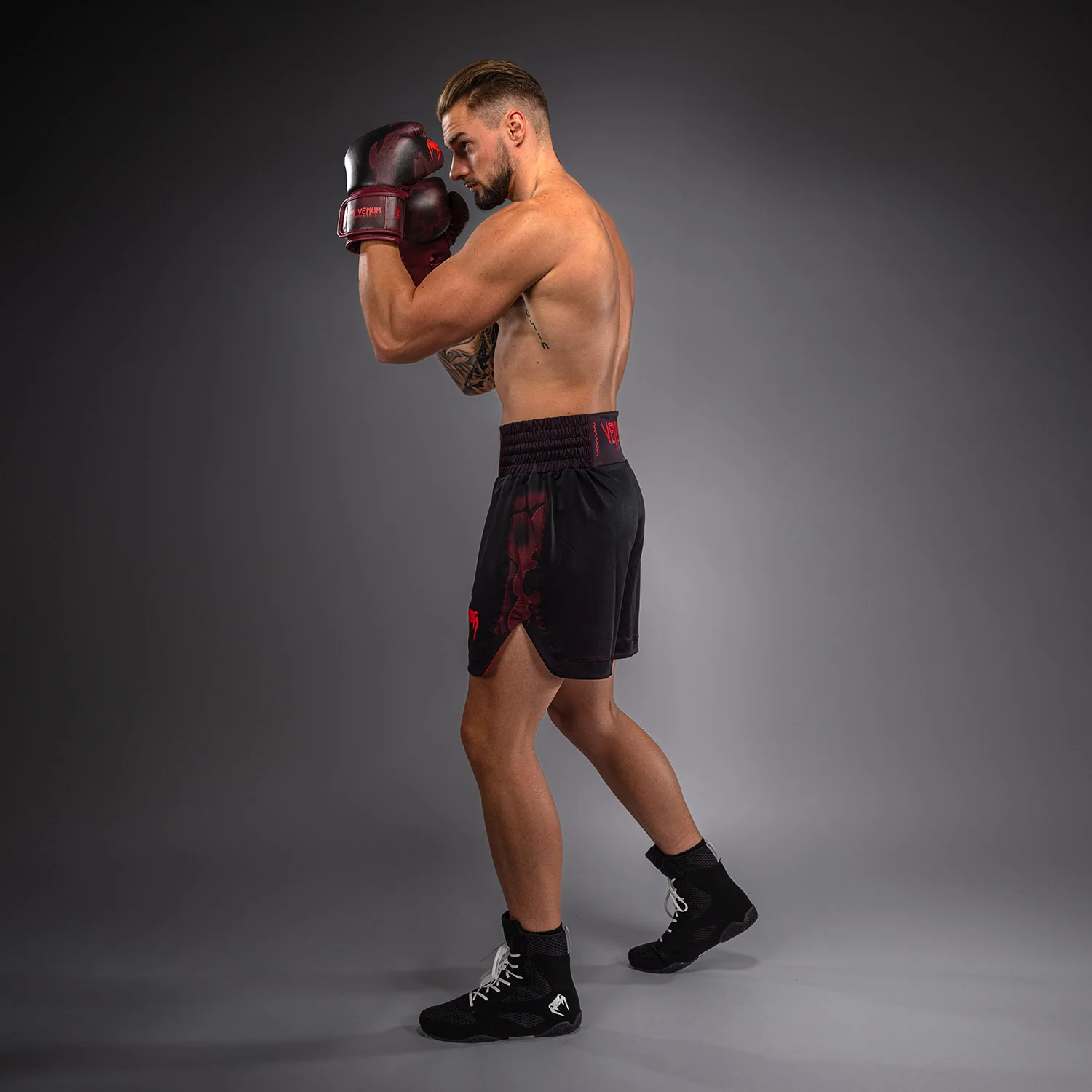 Venum Spectre Boxshorts – Schwarz/Rot - Image 3