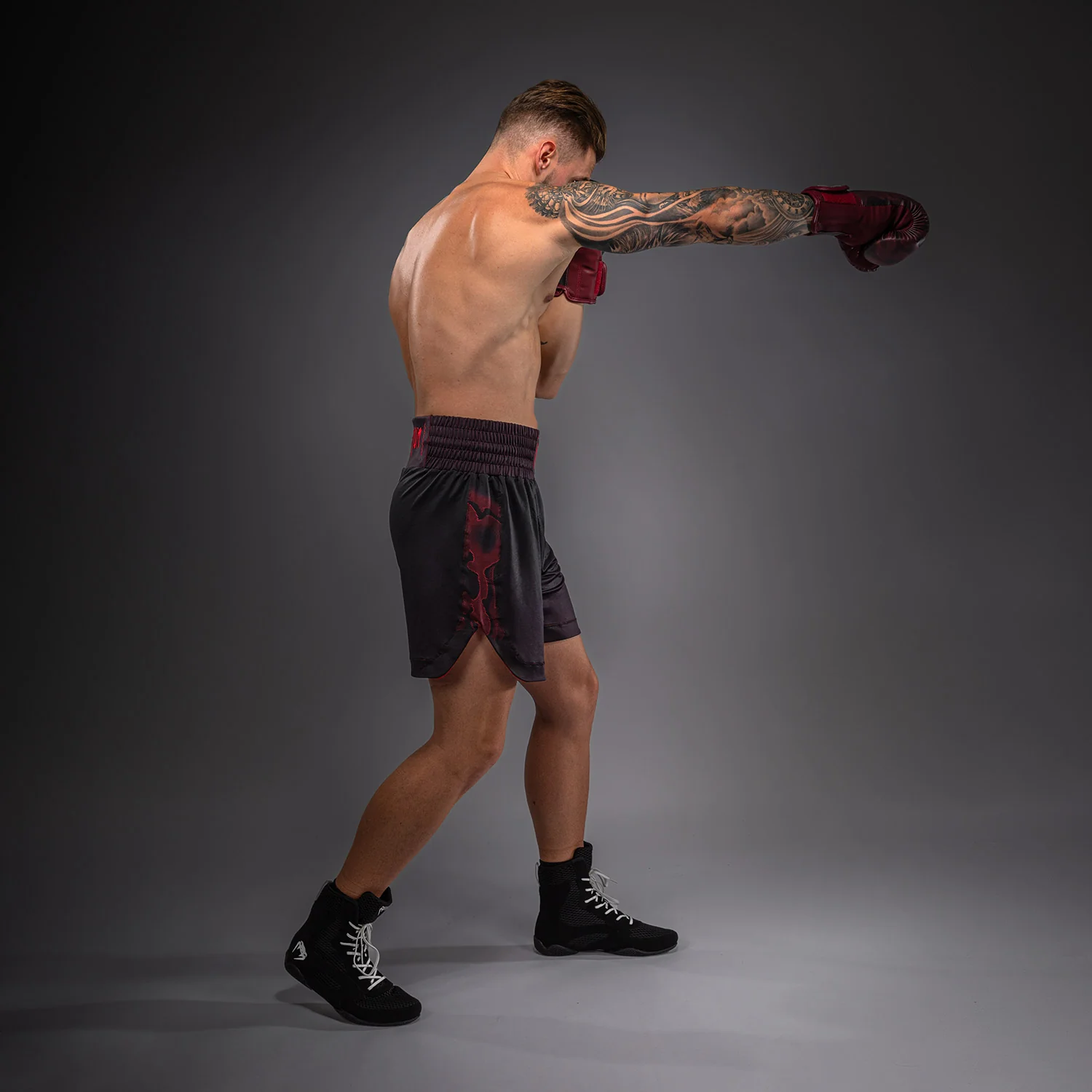 Venum Spectre Boxshorts – Schwarz/Rot - Image 4