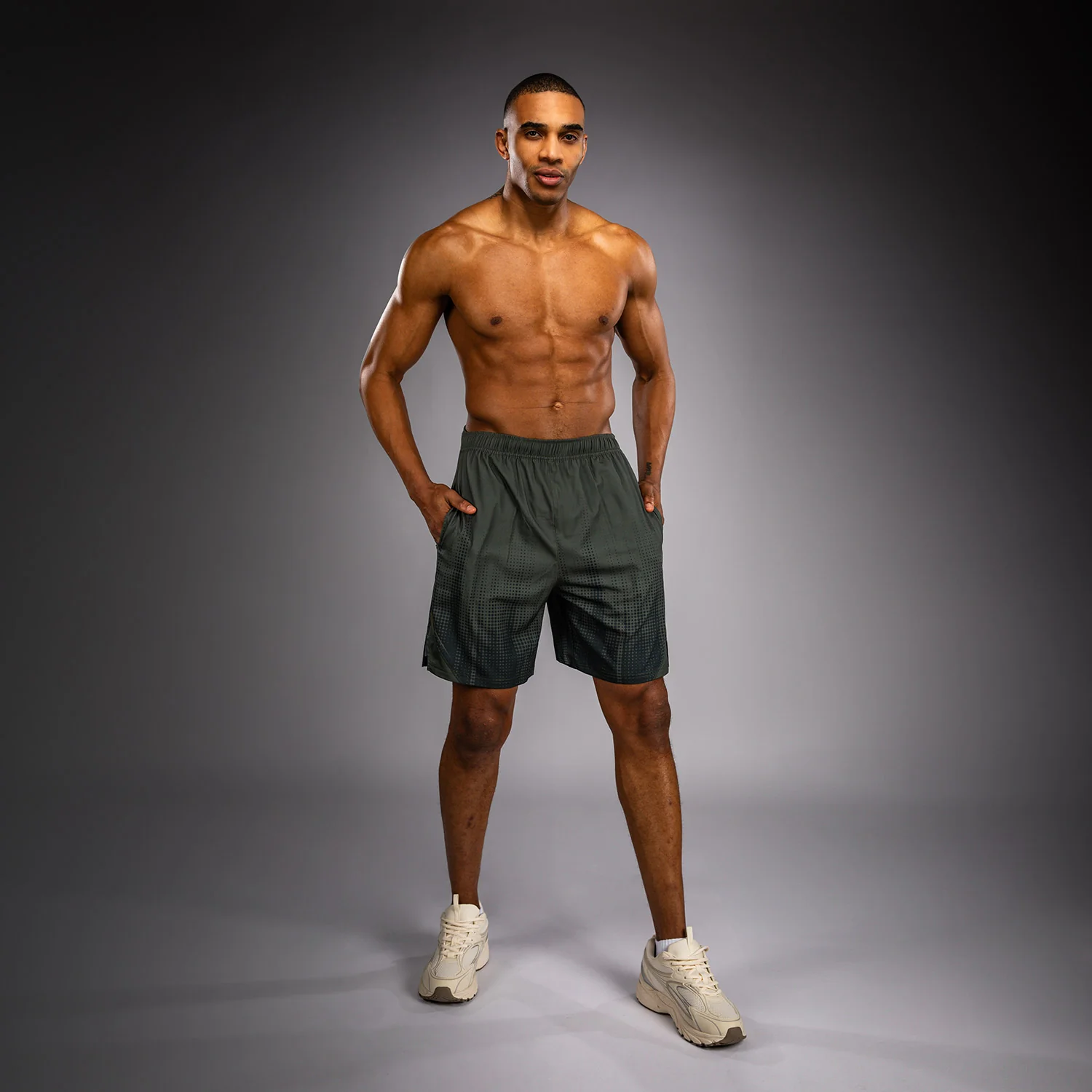 Venum Stealth Trainingshorts – Khaki/Dunkelgrün - Image 5
