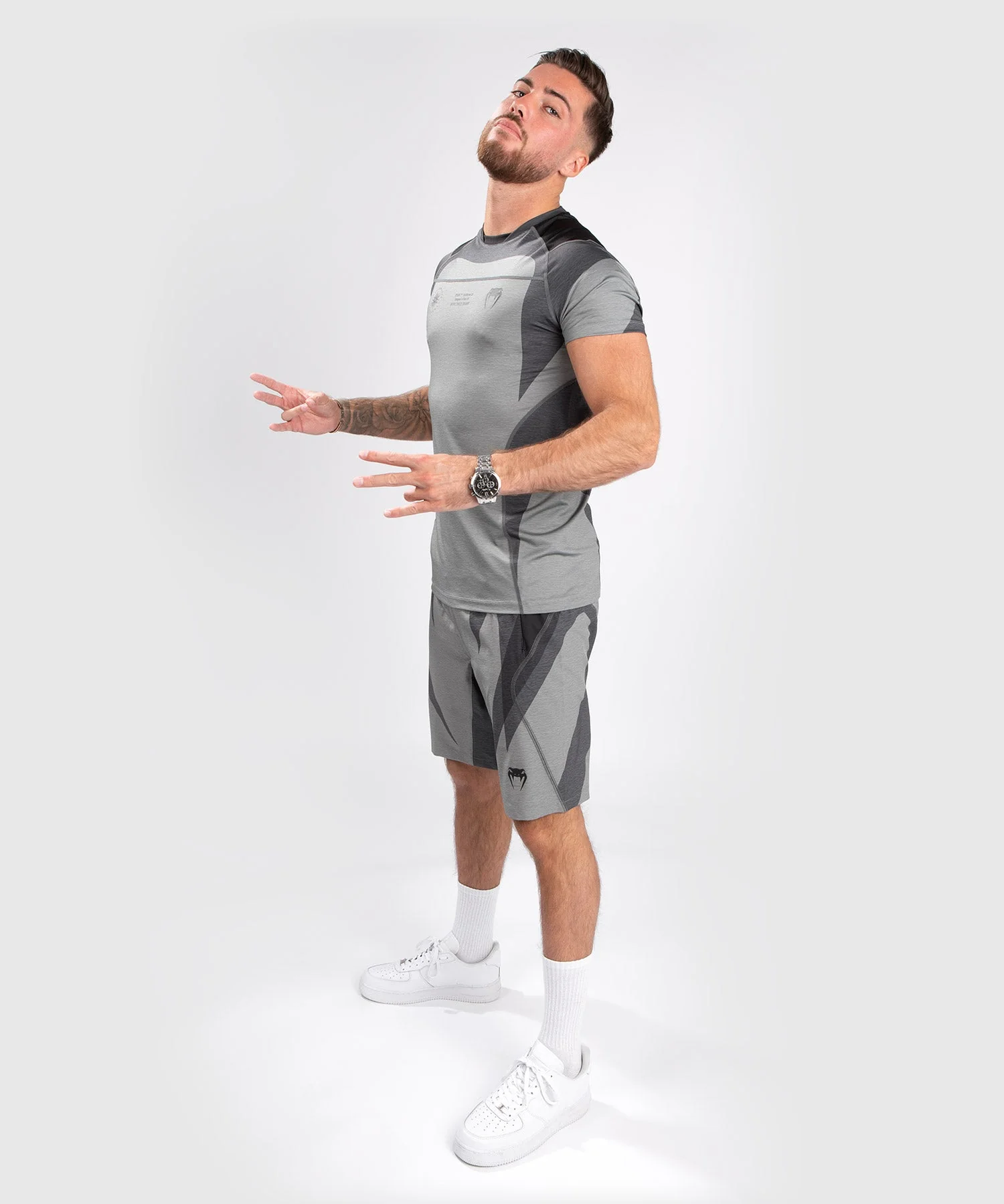 Venum Stone Kurzarm Dry Tech T-Shirt – Mineralgrün - Image 4