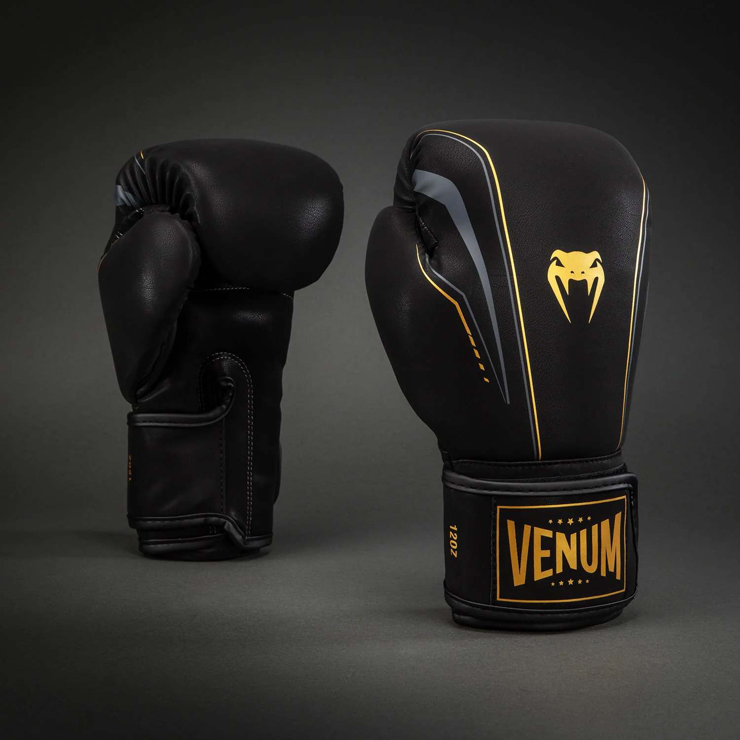 Venum Streamline Boxhandschuhe – Schwarz/Gold