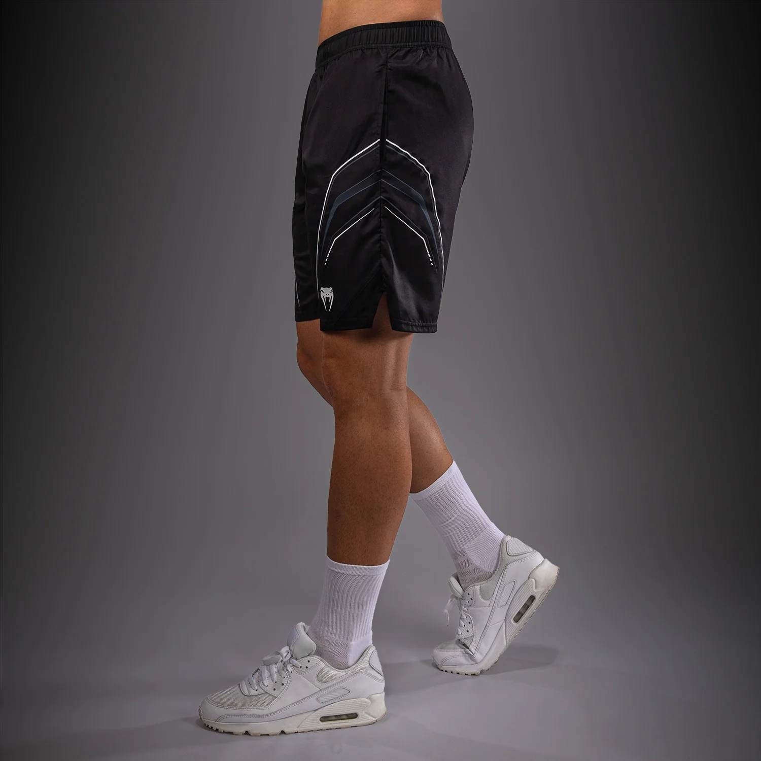Venum Streamline Dry-Tech T-Shirt – Schwarz/Weiß - Image 3