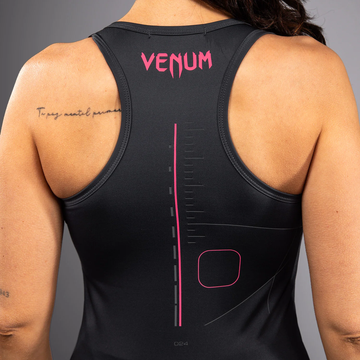Venum Tactical XT Damen Tank Top - Schwarz/Sturmgrau - Image 6