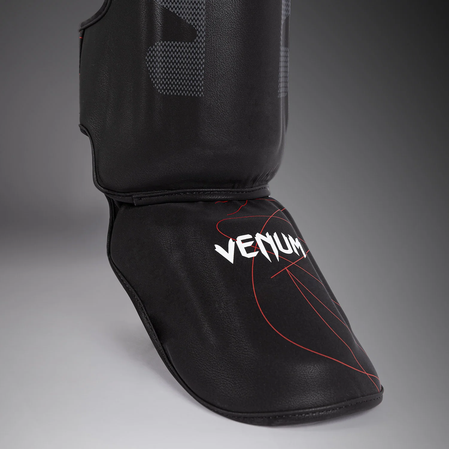 Venum Tactical XT Schienbeinschoner - Schwarz/Feuerrot - Image 4
