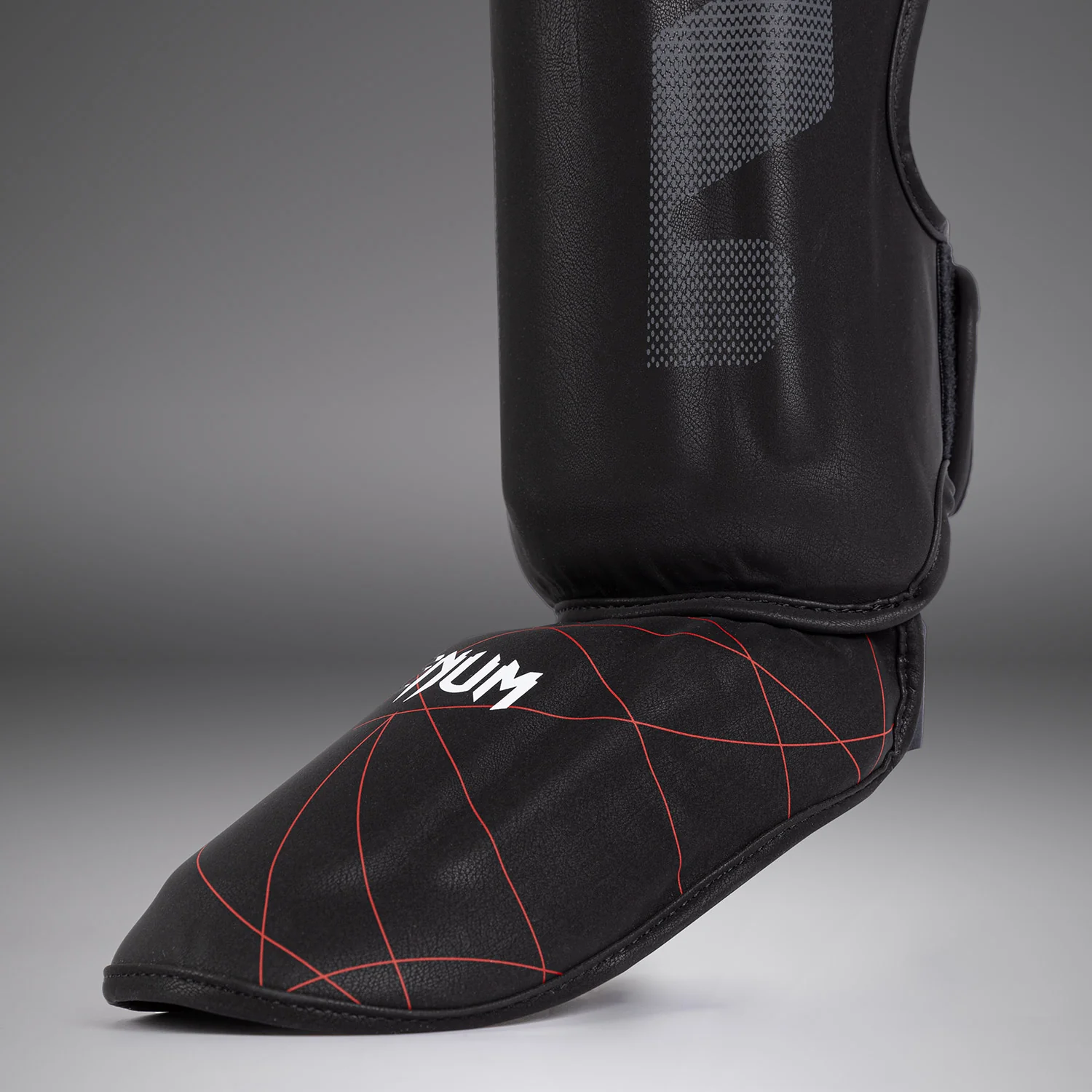 Venum Tactical XT Schienbeinschoner - Schwarz/Feuerrot - Image 5